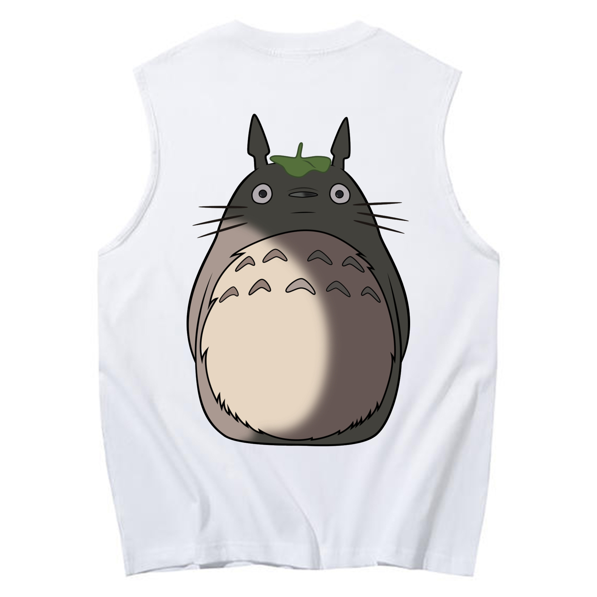 （画像用） となりのトトロ 草壁メイ 草壁サツキ My Neighbor Totoro Satsuki Kusakabe Mei Kusakabe コットン100％タンクトップ（背面プリント）