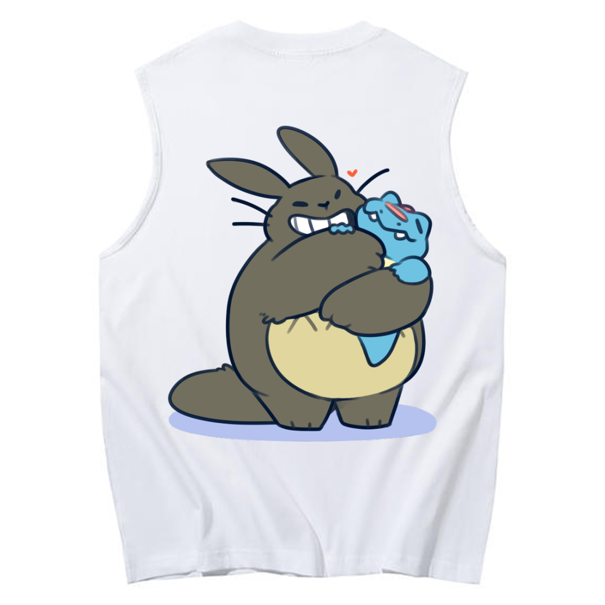 （画像用） となりのトトロ 草壁メイ 草壁サツキ My Neighbor Totoro Satsuki Kusakabe Mei Kusakabe コットン100％タンクトップ（背面プリント）