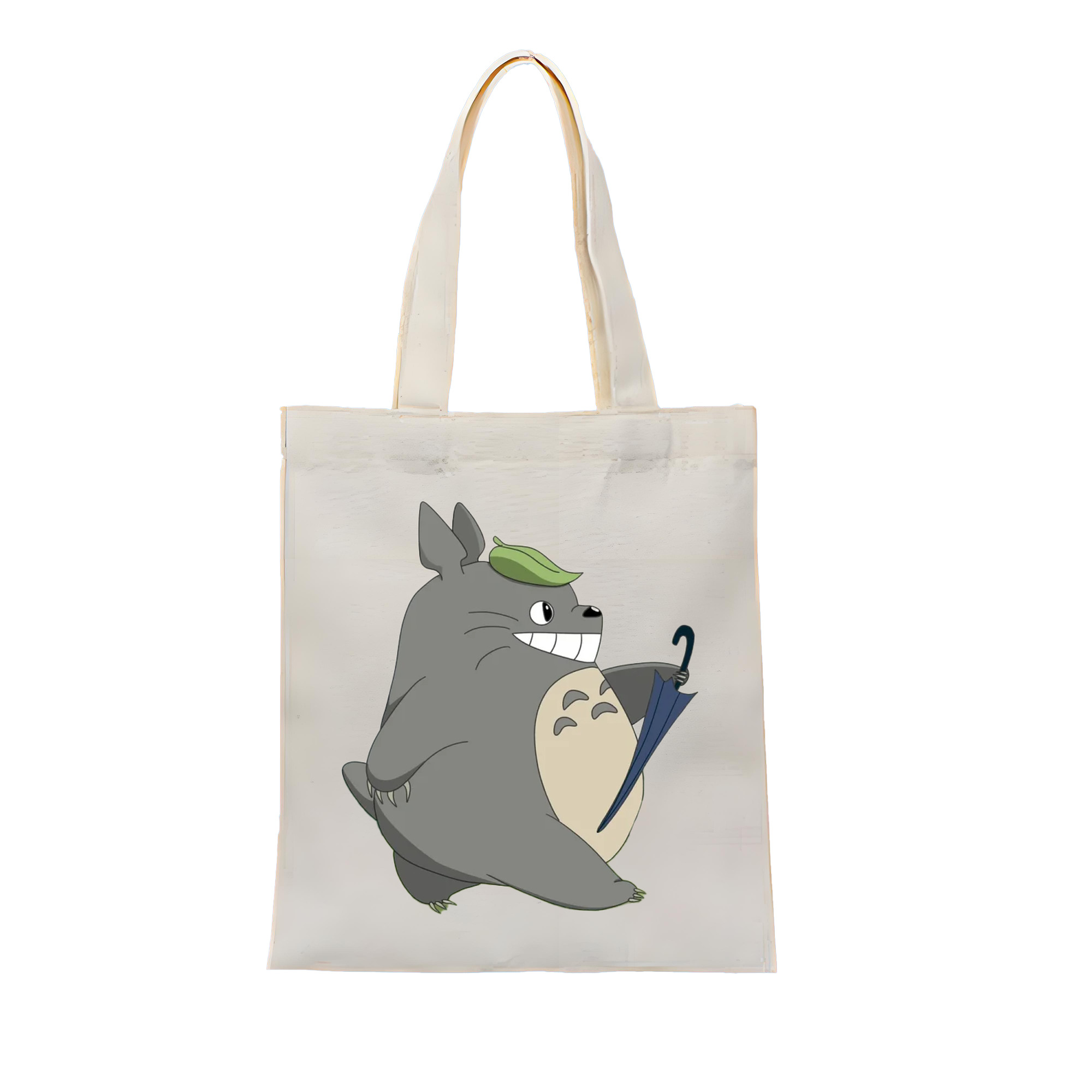 （画像用） となりのトトロ 草壁メイ 草壁サツキ My Neighbor Totoro Satsuki Kusakabe Mei Kusakabe 縦型キャンバス生地手提げバッグ　トートバッグ