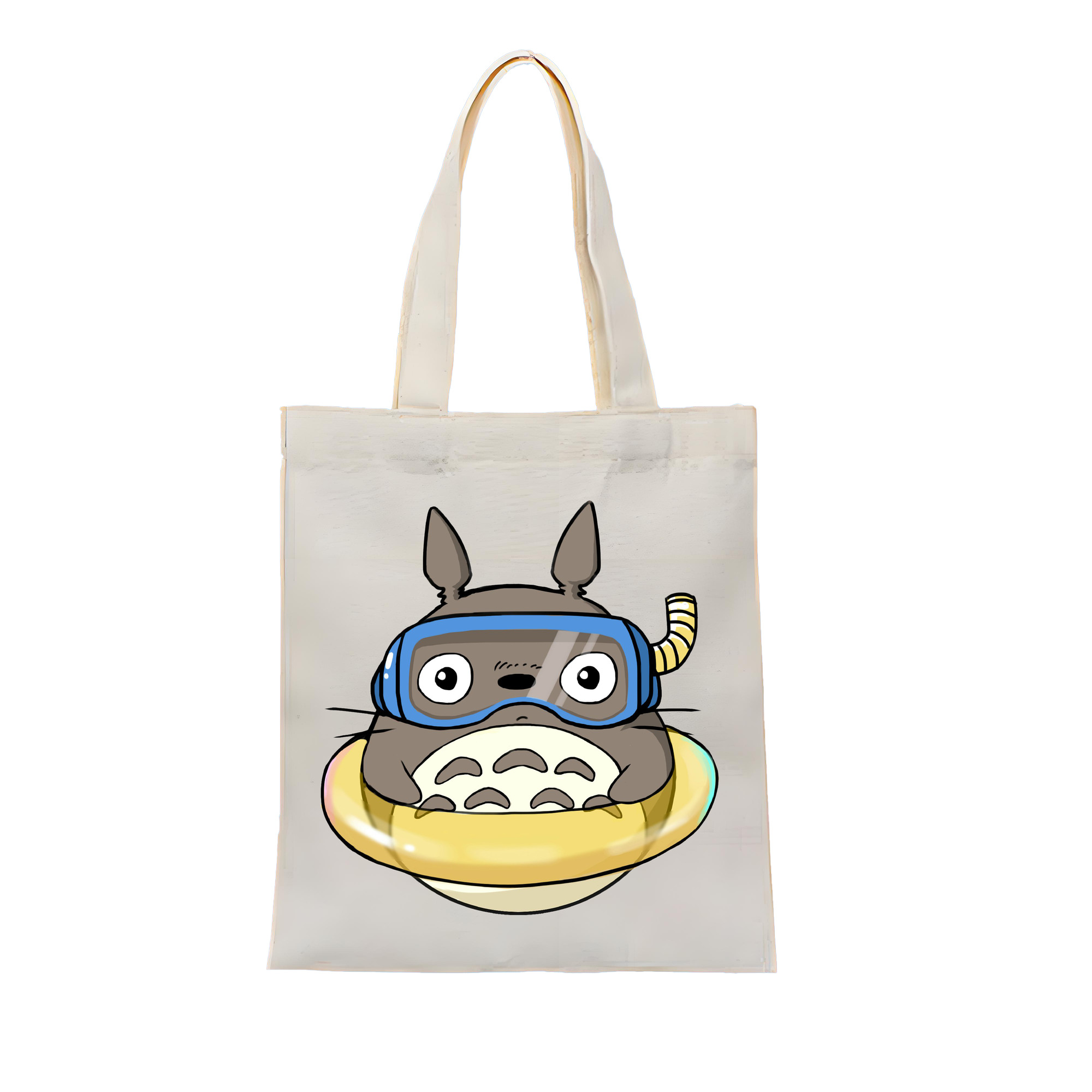 （画像用） となりのトトロ 草壁メイ 草壁サツキ My Neighbor Totoro Satsuki Kusakabe Mei Kusakabe 縦型キャンバス生地手提げバッグ　トートバッグ
