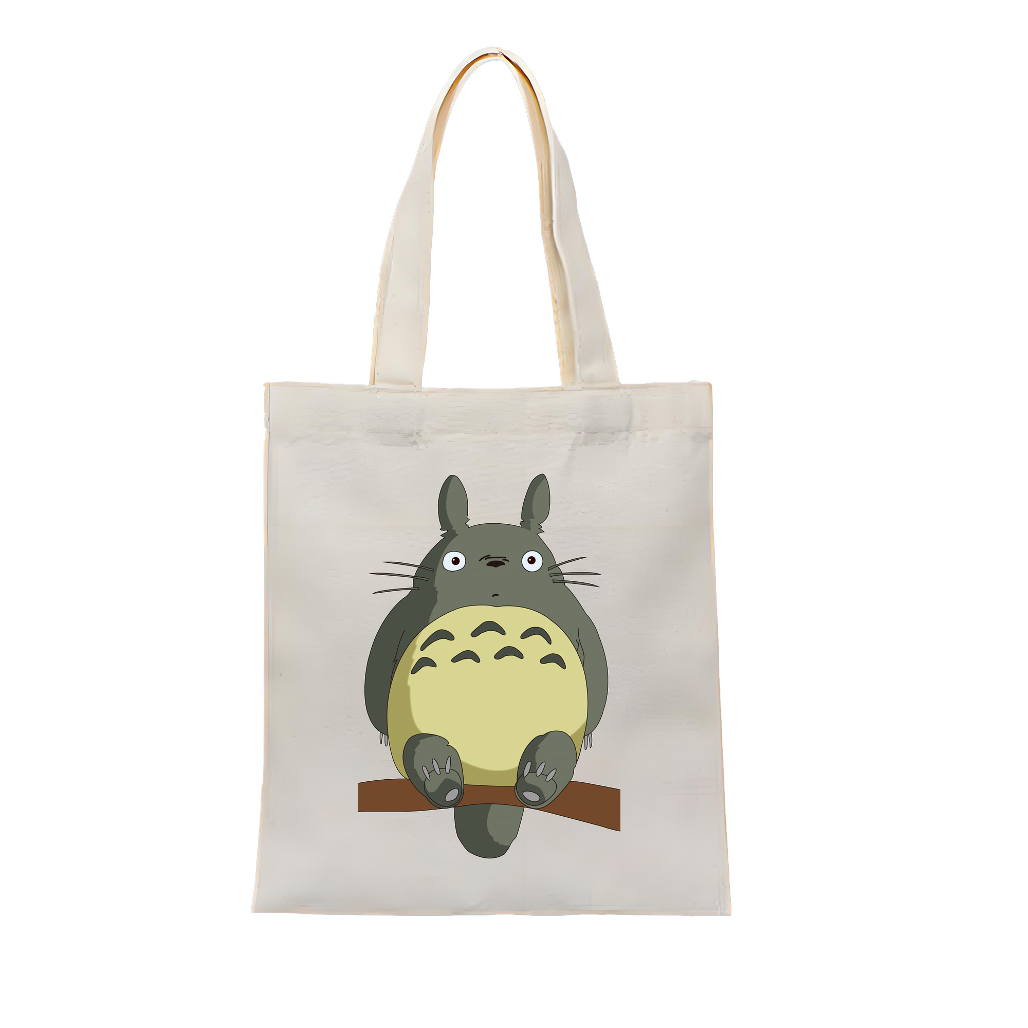 （画像用） となりのトトロ 草壁メイ 草壁サツキ My Neighbor Totoro Satsuki Kusakabe Mei Kusakabe 縦型キャンバス生地手提げバッグ　トートバッグ