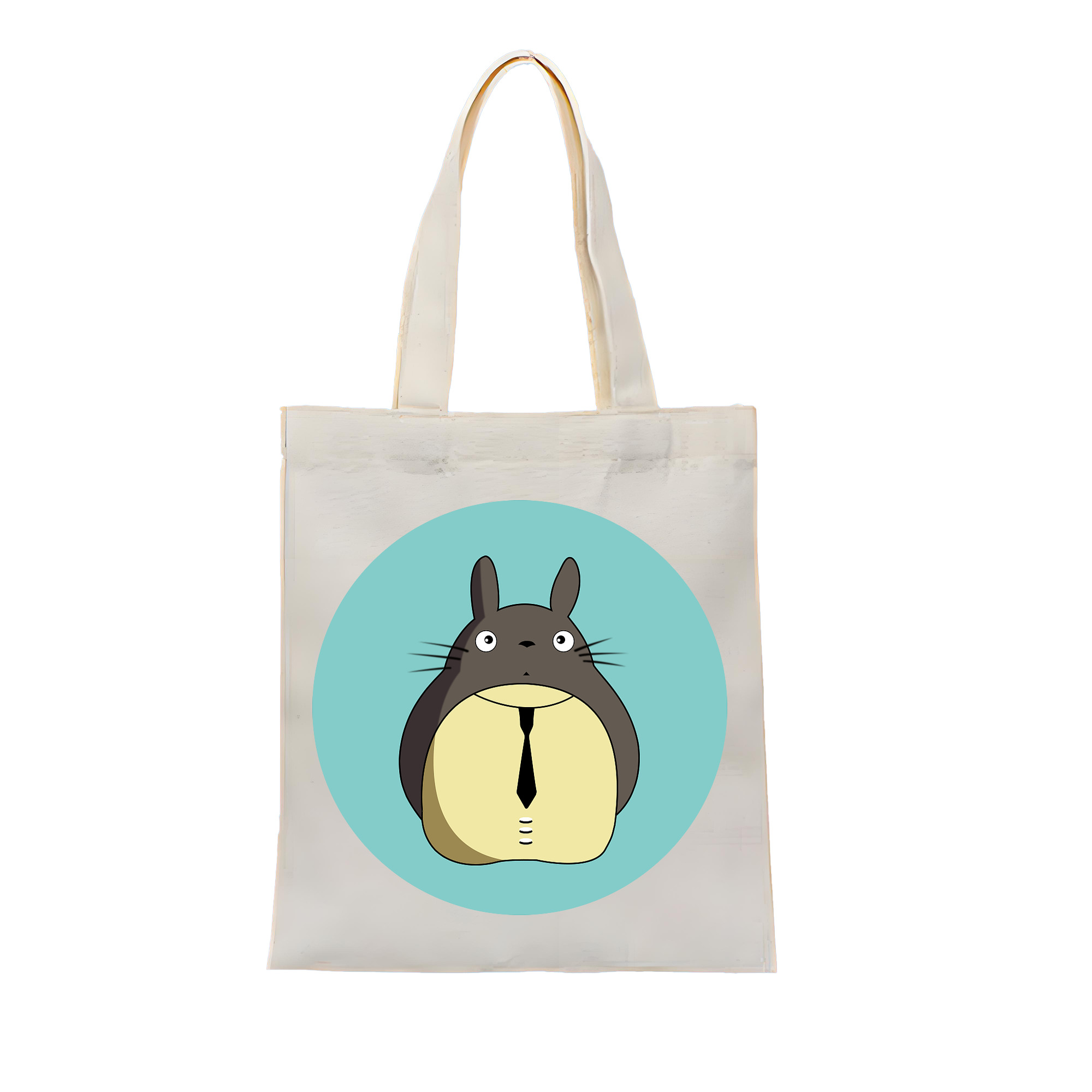 （画像用） となりのトトロ 草壁メイ 草壁サツキ My Neighbor Totoro Satsuki Kusakabe Mei Kusakabe 縦型キャンバス生地手提げバッグ　トートバッグ