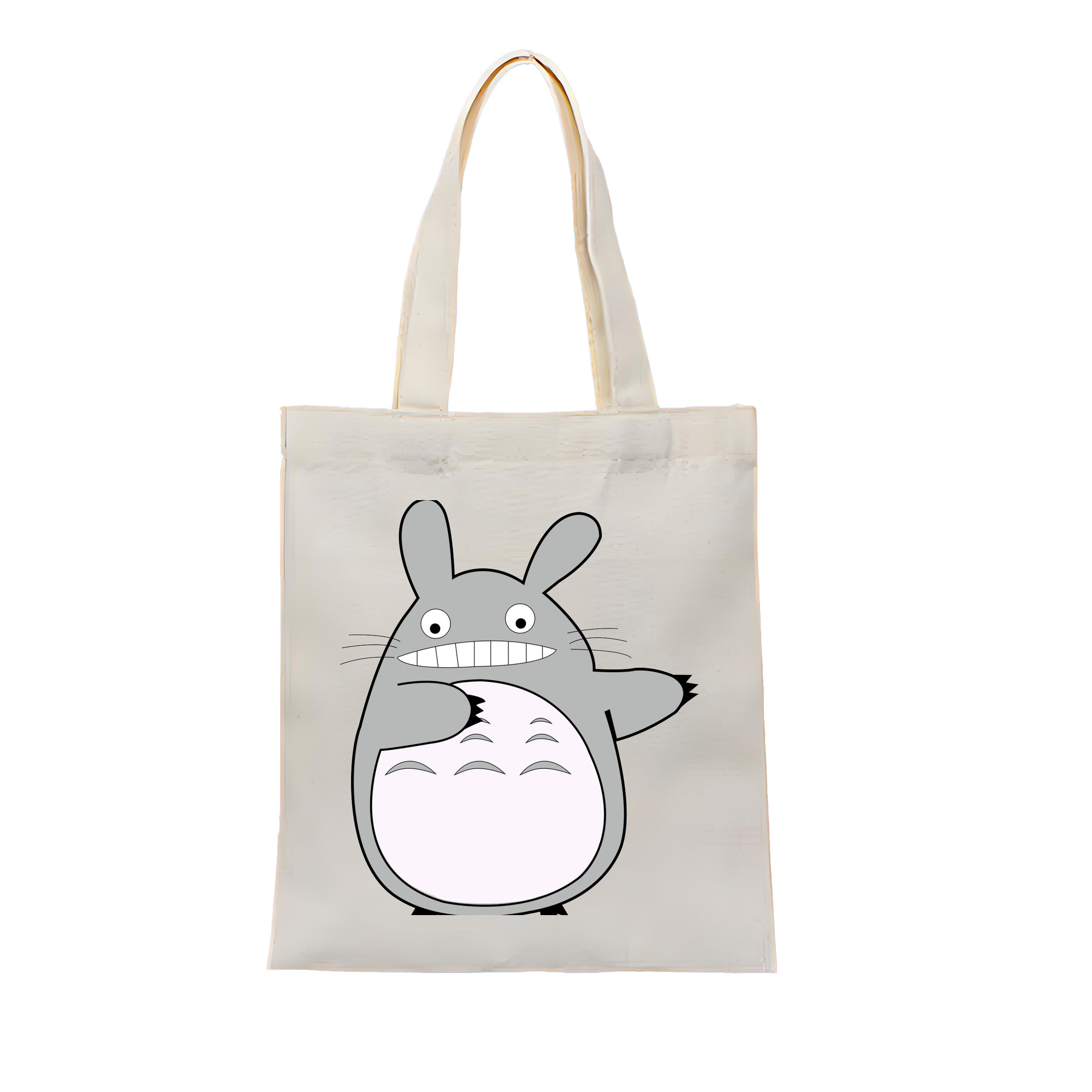 （画像用） となりのトトロ 草壁メイ 草壁サツキ My Neighbor Totoro Satsuki Kusakabe Mei Kusakabe 縦型キャンバス生地手提げバッグ　トートバッグ