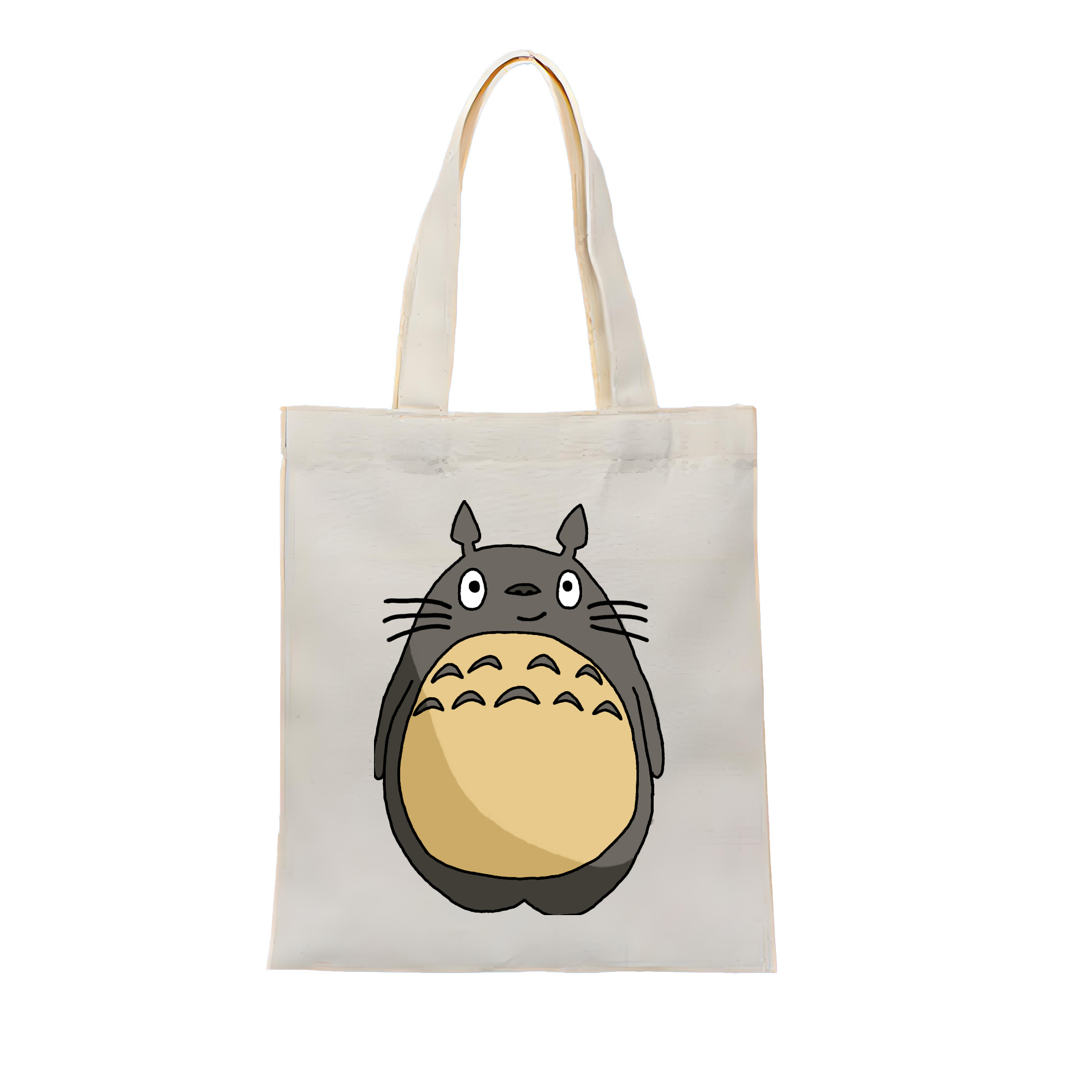 （画像用） となりのトトロ 草壁メイ 草壁サツキ My Neighbor Totoro Satsuki Kusakabe Mei Kusakabe 縦型キャンバス生地手提げバッグ　トートバッグ