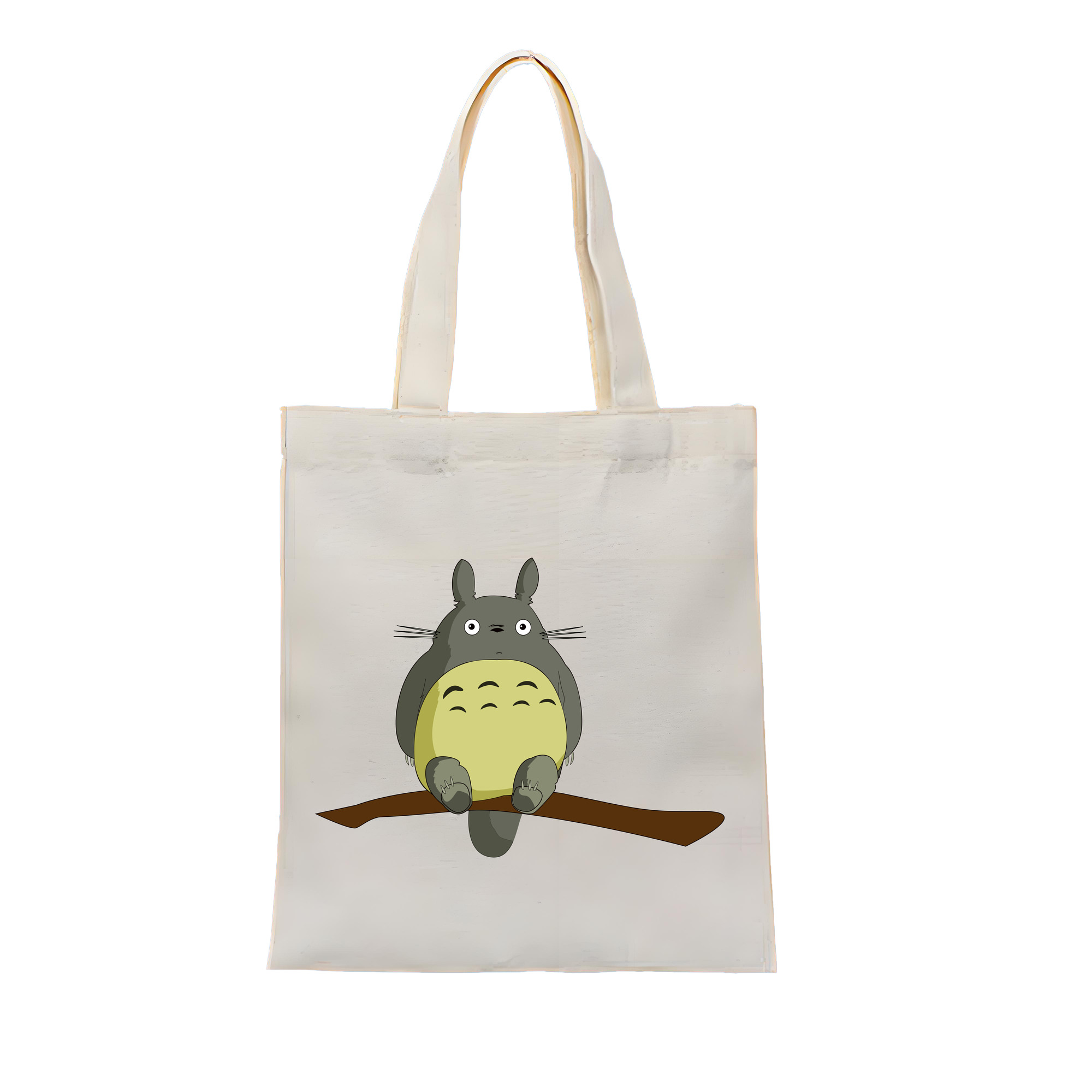 （画像用） となりのトトロ 草壁メイ 草壁サツキ My Neighbor Totoro Satsuki Kusakabe Mei Kusakabe 縦型キャンバス生地手提げバッグ　トートバッグ