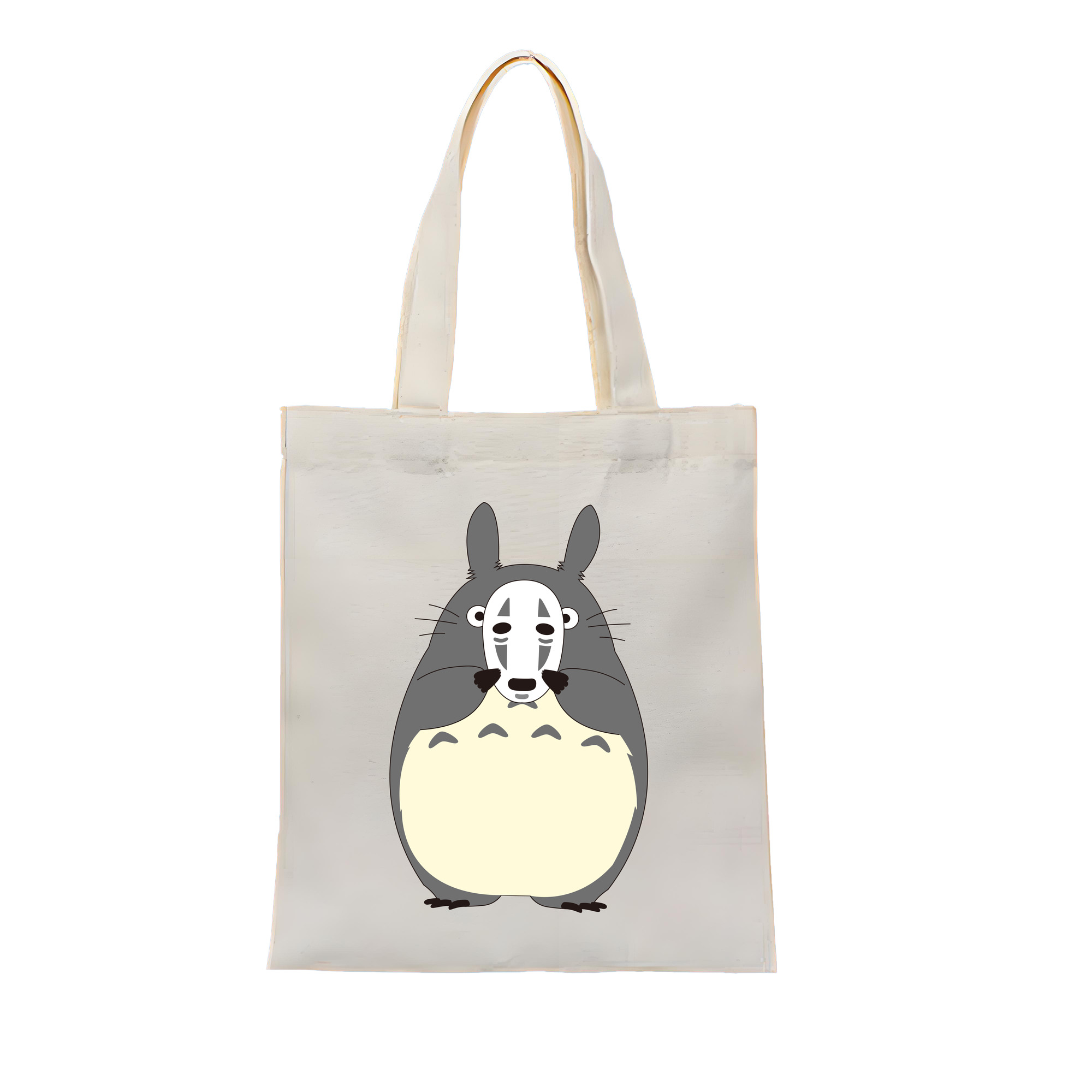 （画像用） となりのトトロ 草壁メイ 草壁サツキ My Neighbor Totoro Satsuki Kusakabe Mei Kusakabe 縦型キャンバス生地手提げバッグ　トートバッグ