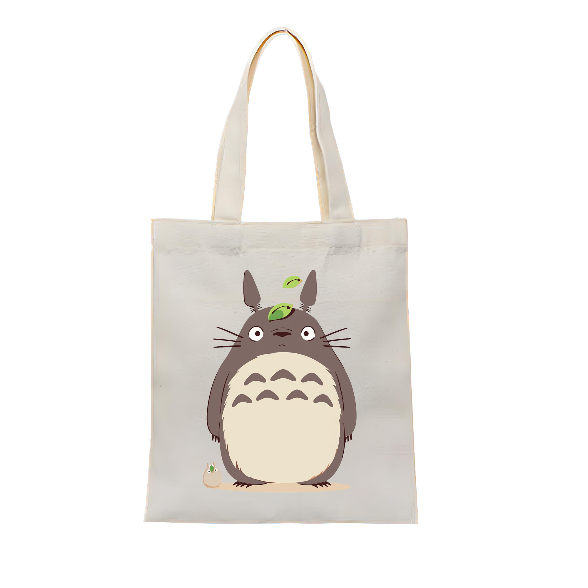 （画像用） となりのトトロ 草壁メイ 草壁サツキ My Neighbor Totoro Satsuki Kusakabe Mei Kusakabe 縦型キャンバス生地手提げバッグ　トートバッグ