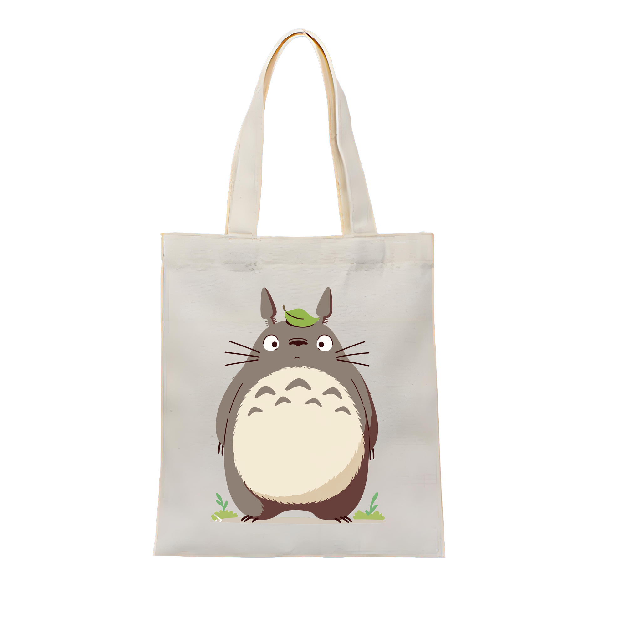 （画像用） となりのトトロ 草壁メイ 草壁サツキ My Neighbor Totoro Satsuki Kusakabe Mei Kusakabe 縦型キャンバス生地手提げバッグ　トートバッグ