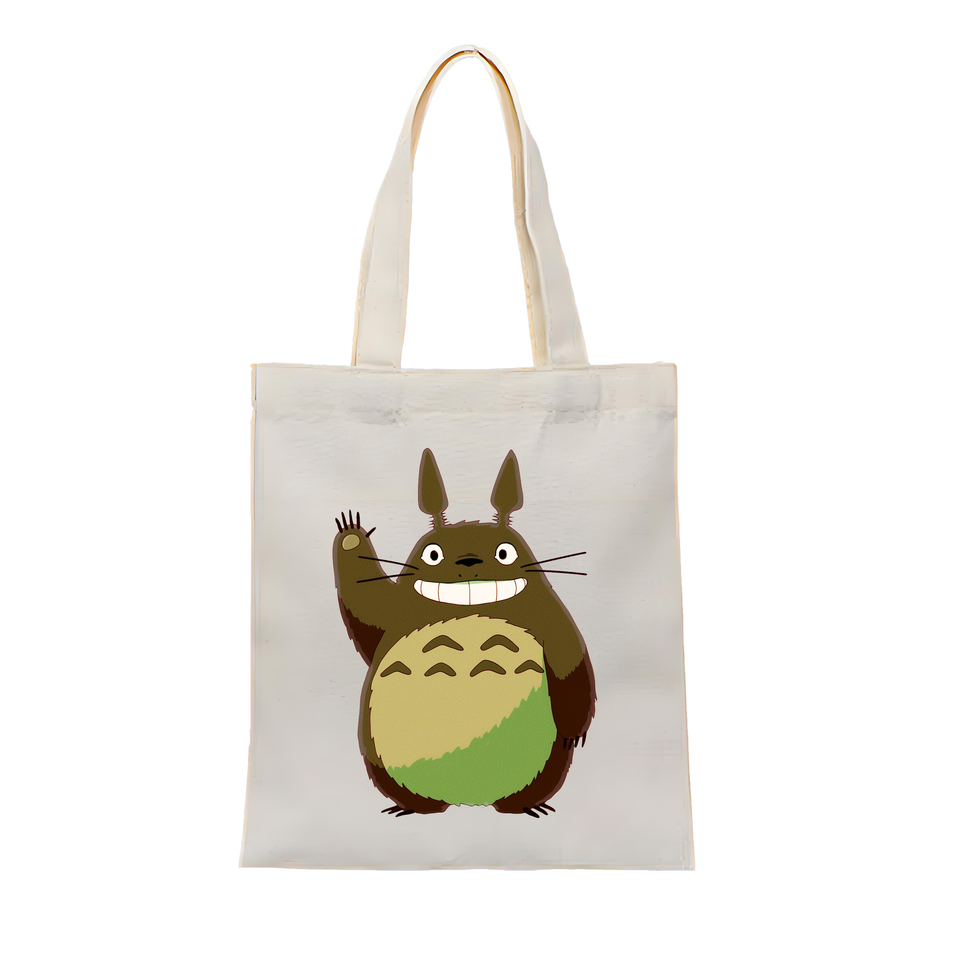 （画像用） となりのトトロ 草壁メイ 草壁サツキ My Neighbor Totoro Satsuki Kusakabe Mei Kusakabe 縦型キャンバス生地手提げバッグ　トートバッグ