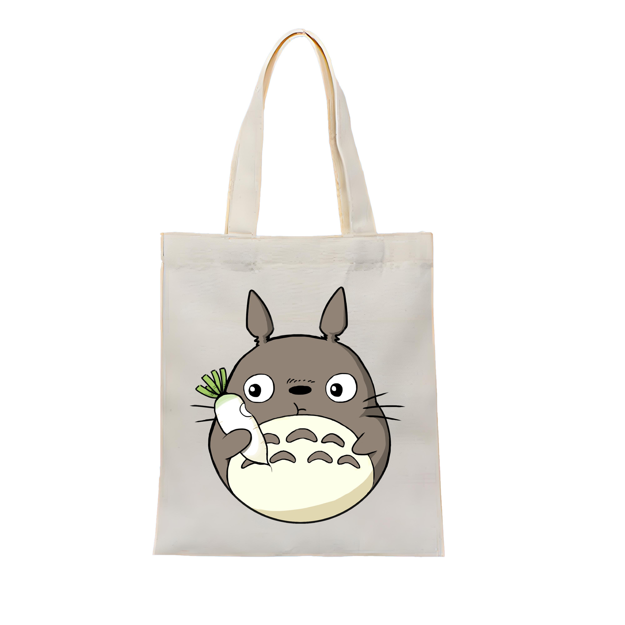 （画像用） となりのトトロ 草壁メイ 草壁サツキ My Neighbor Totoro Satsuki Kusakabe Mei Kusakabe 縦型キャンバス生地手提げバッグ　トートバッグ