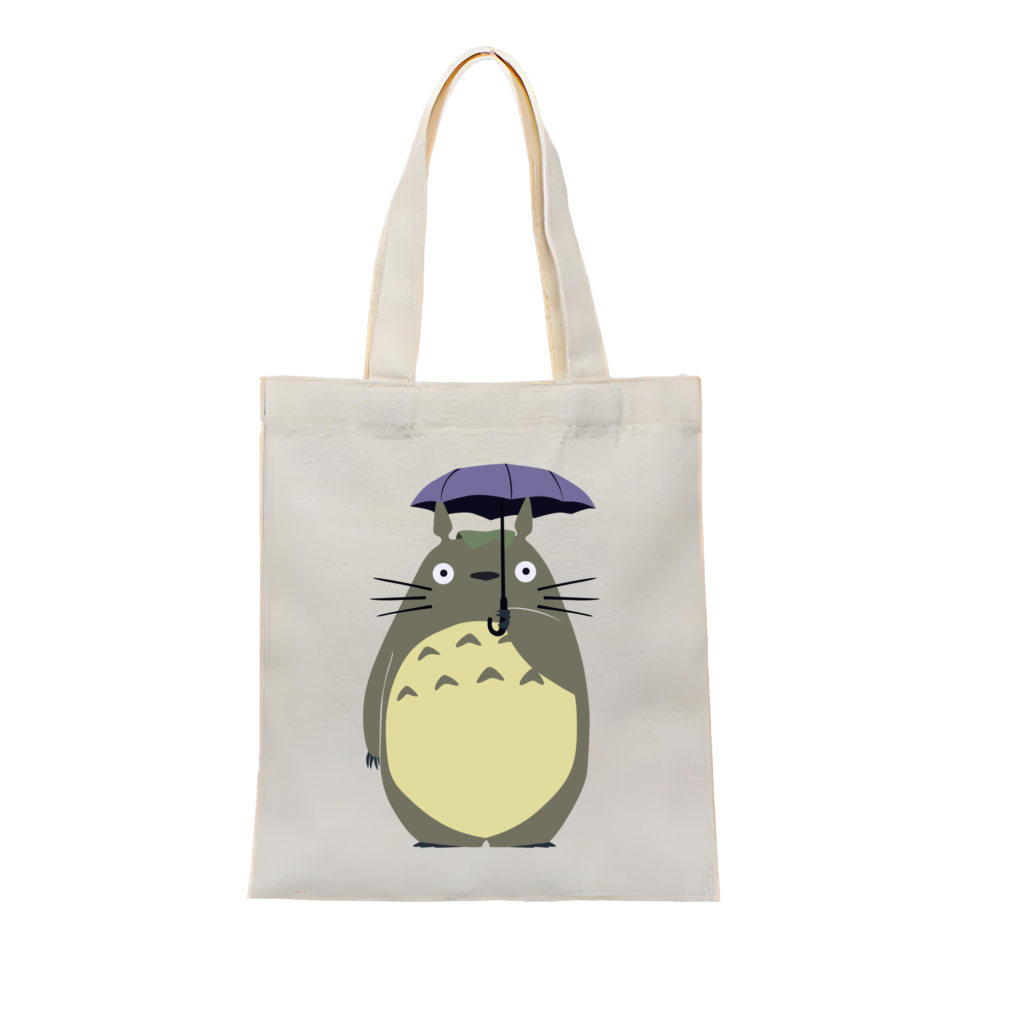 （画像用） となりのトトロ 草壁メイ 草壁サツキ My Neighbor Totoro Satsuki Kusakabe Mei Kusakabe 縦型キャンバス生地手提げバッグ　トートバッグ