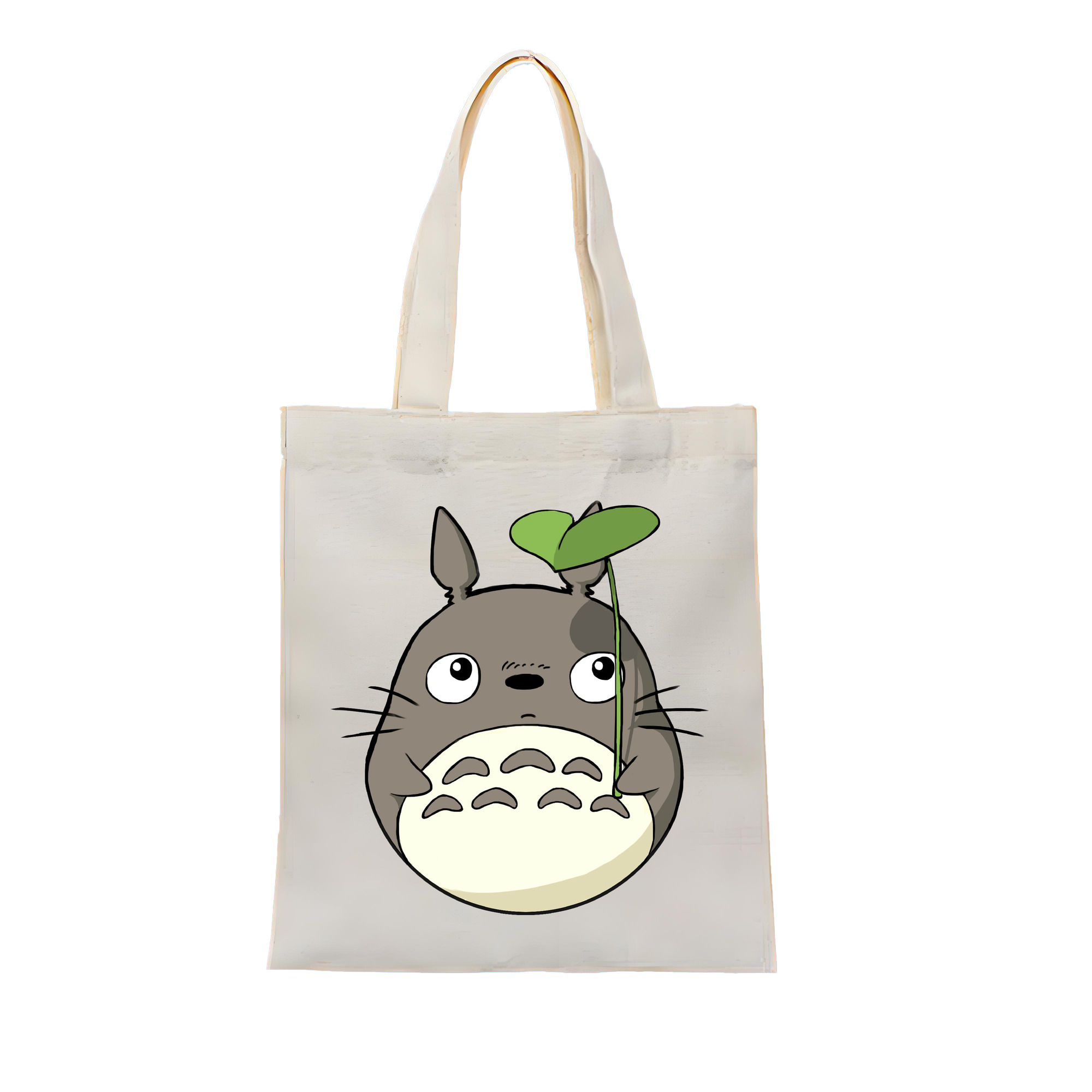 （画像用） となりのトトロ 草壁メイ 草壁サツキ My Neighbor Totoro Satsuki Kusakabe Mei Kusakabe 縦型キャンバス生地手提げバッグ　トートバッグ