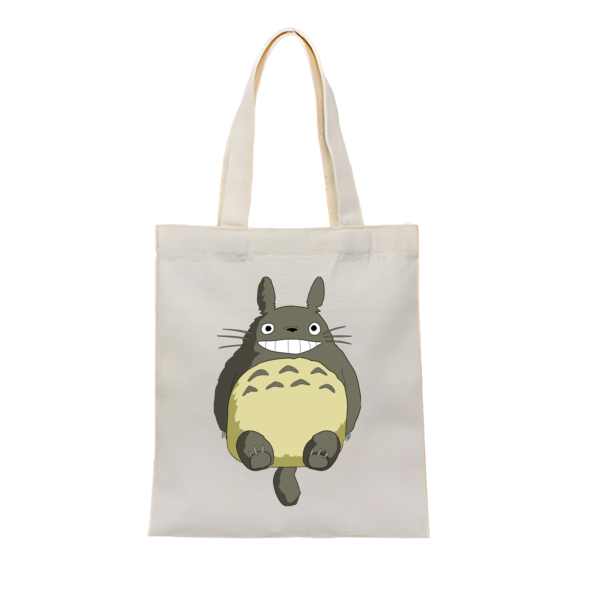 （画像用） となりのトトロ 草壁メイ 草壁サツキ My Neighbor Totoro Satsuki Kusakabe Mei Kusakabe 縦型キャンバス生地手提げバッグ　トートバッグ