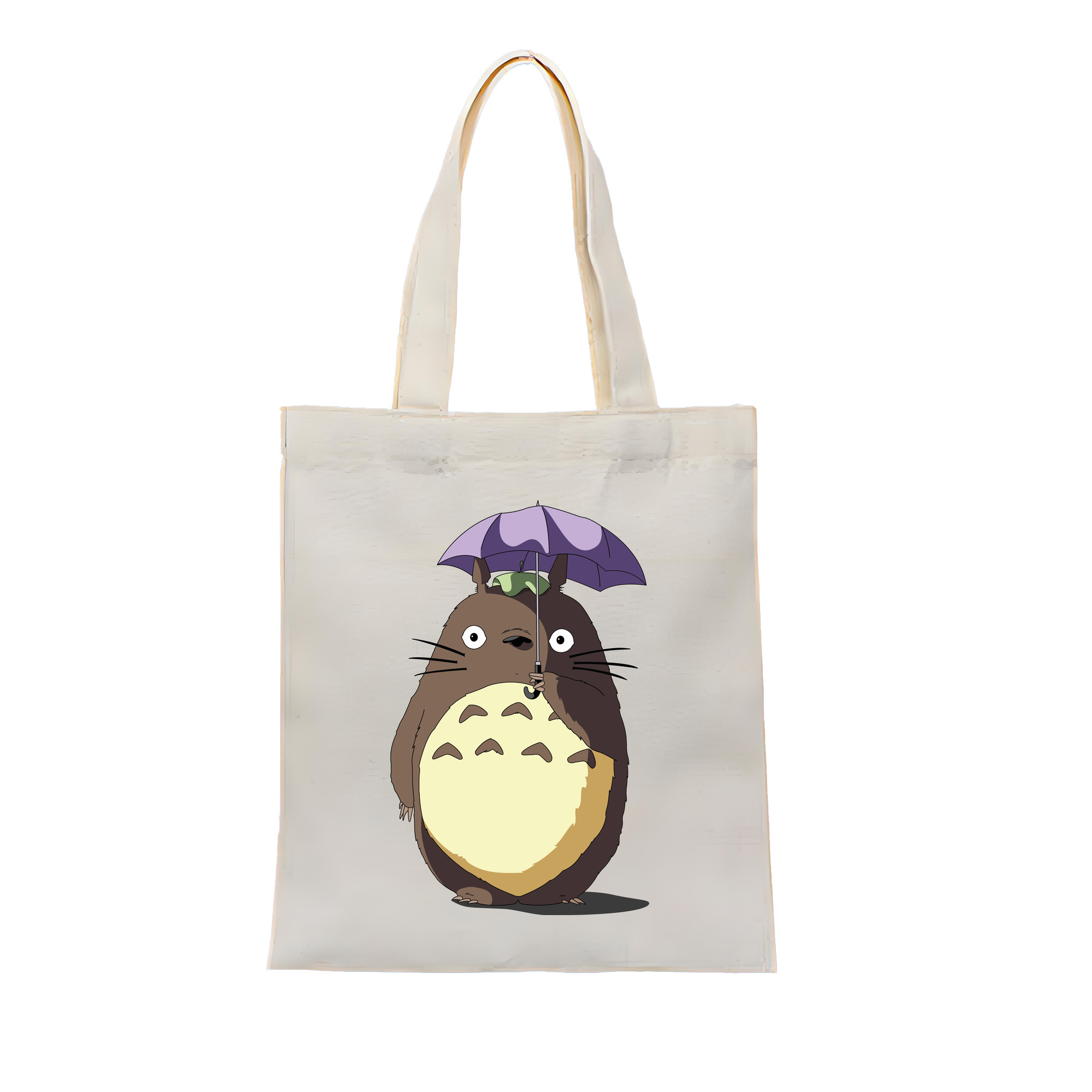 （画像用） となりのトトロ 草壁メイ 草壁サツキ My Neighbor Totoro Satsuki Kusakabe Mei Kusakabe 縦型キャンバス生地手提げバッグ　トートバッグ