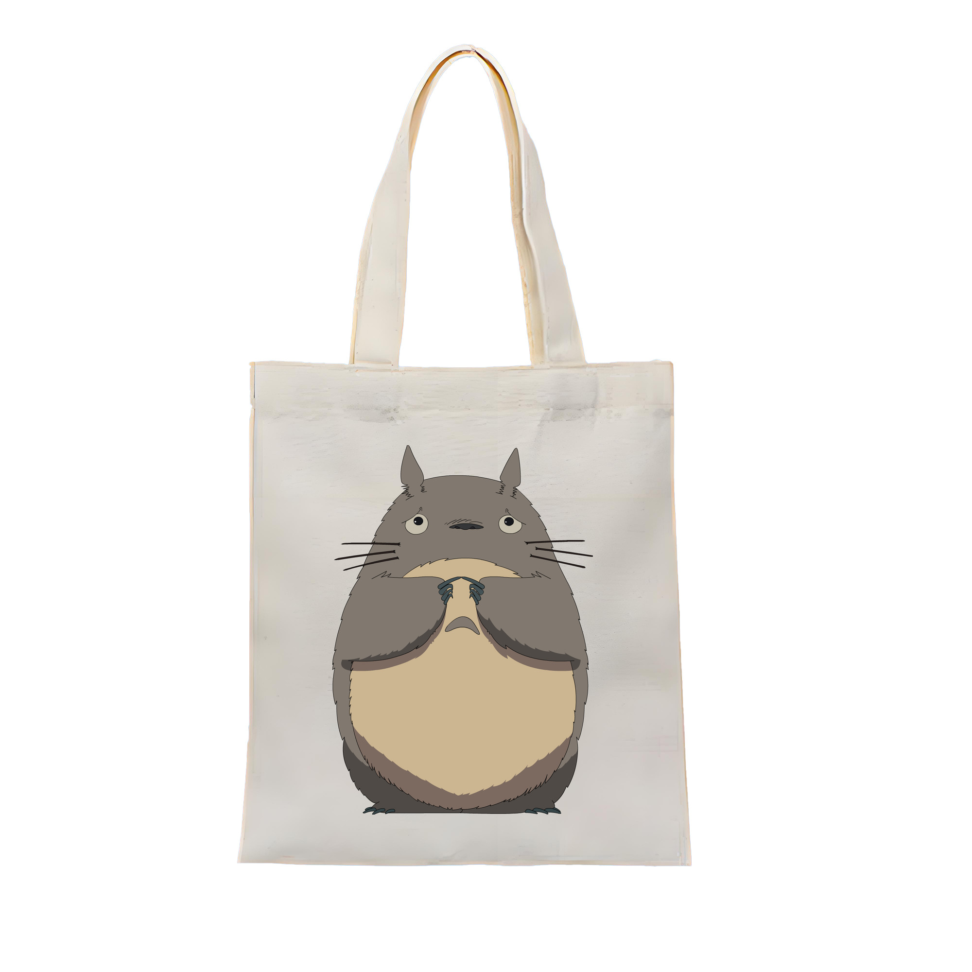 （画像用） となりのトトロ 草壁メイ 草壁サツキ My Neighbor Totoro Satsuki Kusakabe Mei Kusakabe 縦型キャンバス生地手提げバッグ　トートバッグ