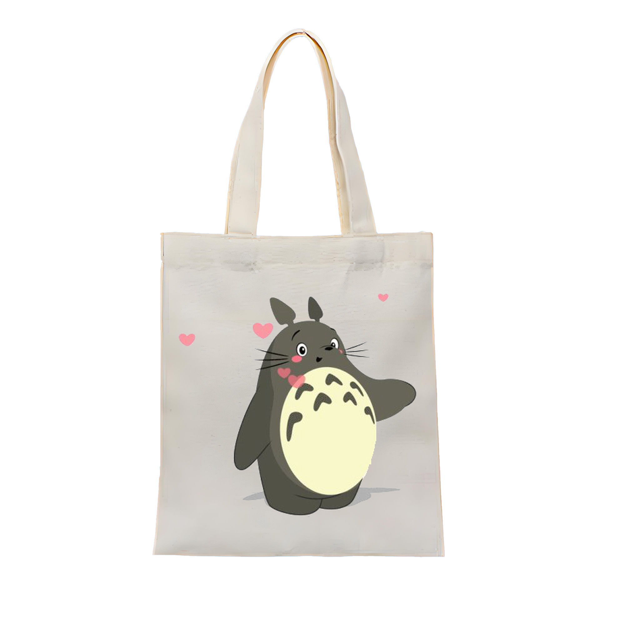 （画像用） となりのトトロ 草壁メイ 草壁サツキ My Neighbor Totoro Satsuki Kusakabe Mei Kusakabe 縦型キャンバス生地手提げバッグ　トートバッグ