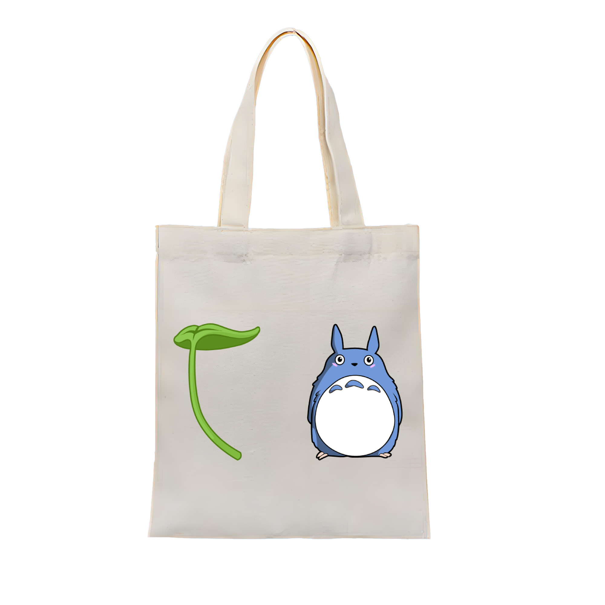 （画像用） となりのトトロ 草壁メイ 草壁サツキ My Neighbor Totoro Satsuki Kusakabe Mei Kusakabe 縦型キャンバス生地手提げバッグ　トートバッグ