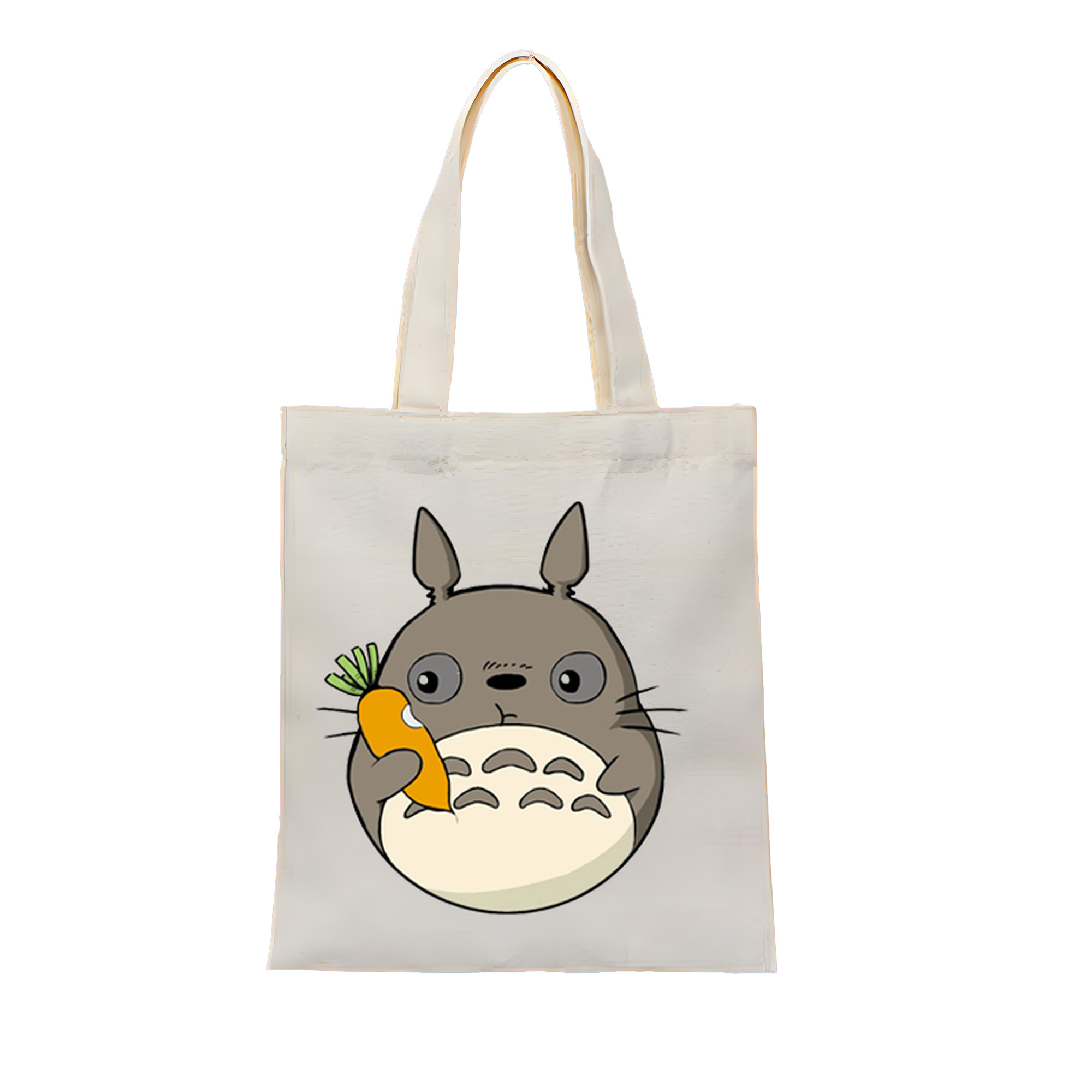 （画像用） となりのトトロ 草壁メイ 草壁サツキ My Neighbor Totoro Satsuki Kusakabe Mei Kusakabe 縦型キャンバス生地手提げバッグ　トートバッグ