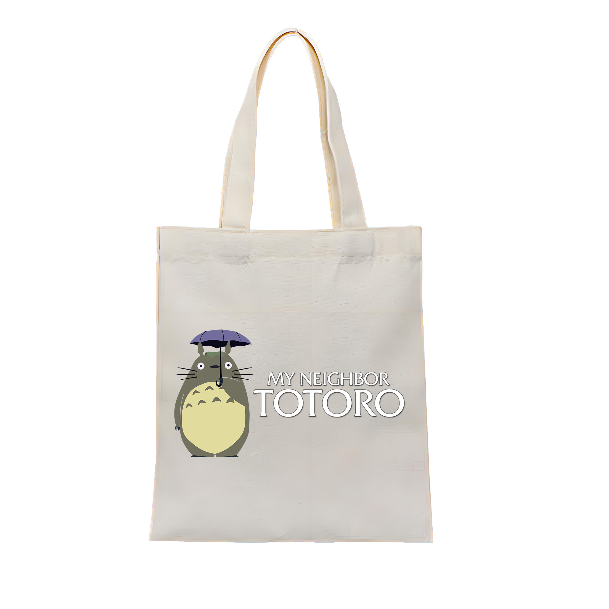 （画像用） となりのトトロ 草壁メイ 草壁サツキ My Neighbor Totoro Satsuki Kusakabe Mei Kusakabe 縦型キャンバス生地手提げバッグ　トートバッグ