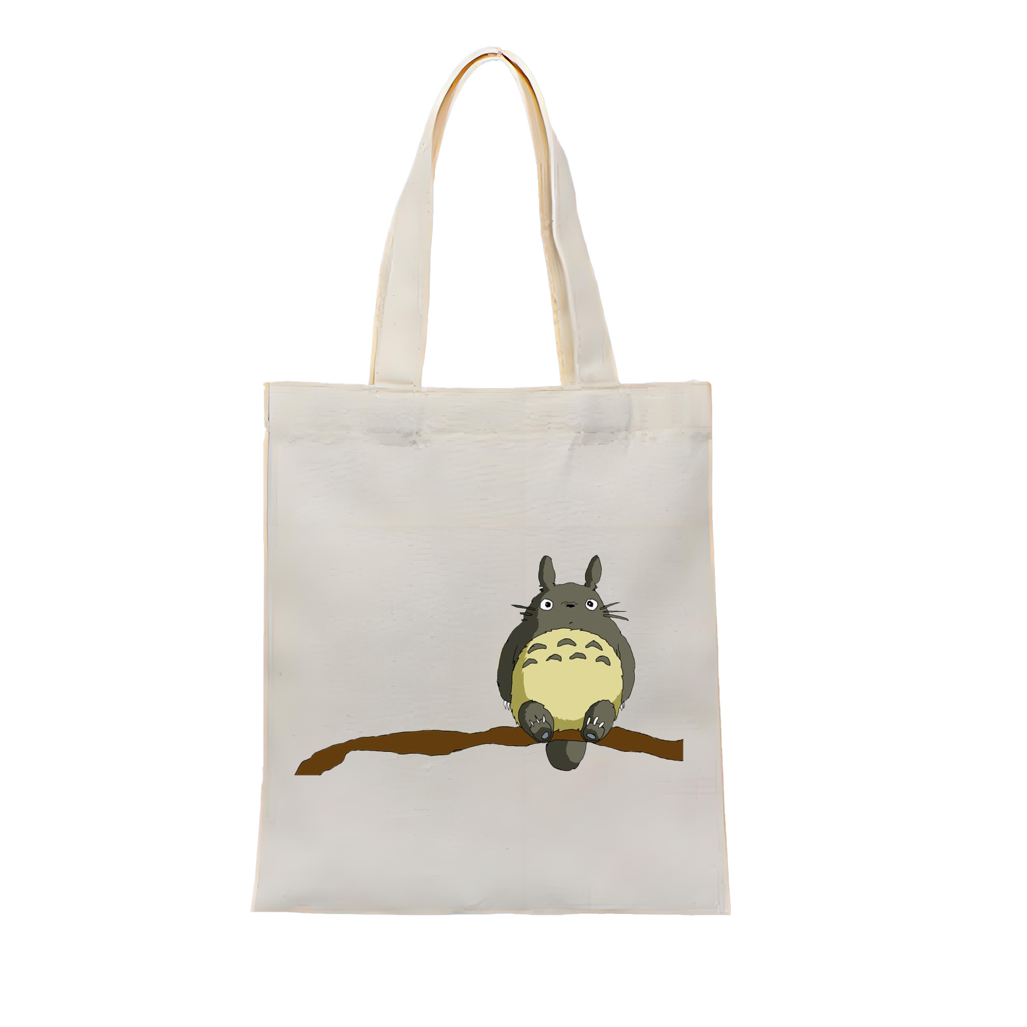 （画像用） となりのトトロ 草壁メイ 草壁サツキ My Neighbor Totoro Satsuki Kusakabe Mei Kusakabe 縦型キャンバス生地手提げバッグ　トートバッグ