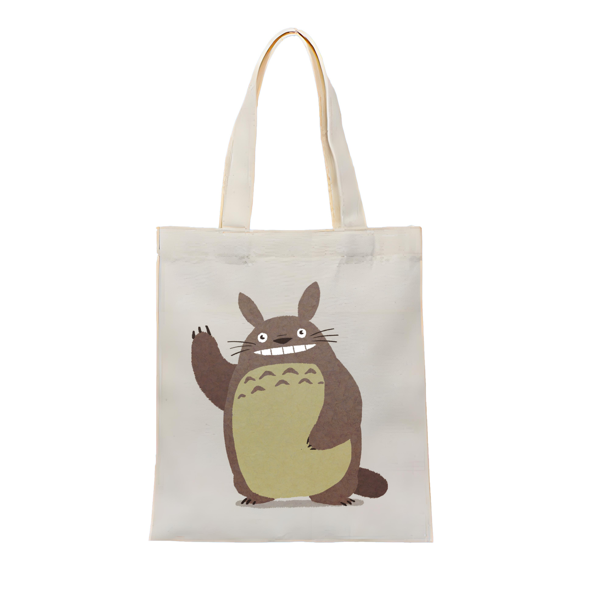 （画像用） となりのトトロ 草壁メイ 草壁サツキ My Neighbor Totoro Satsuki Kusakabe Mei Kusakabe 縦型キャンバス生地手提げバッグ　トートバッグ