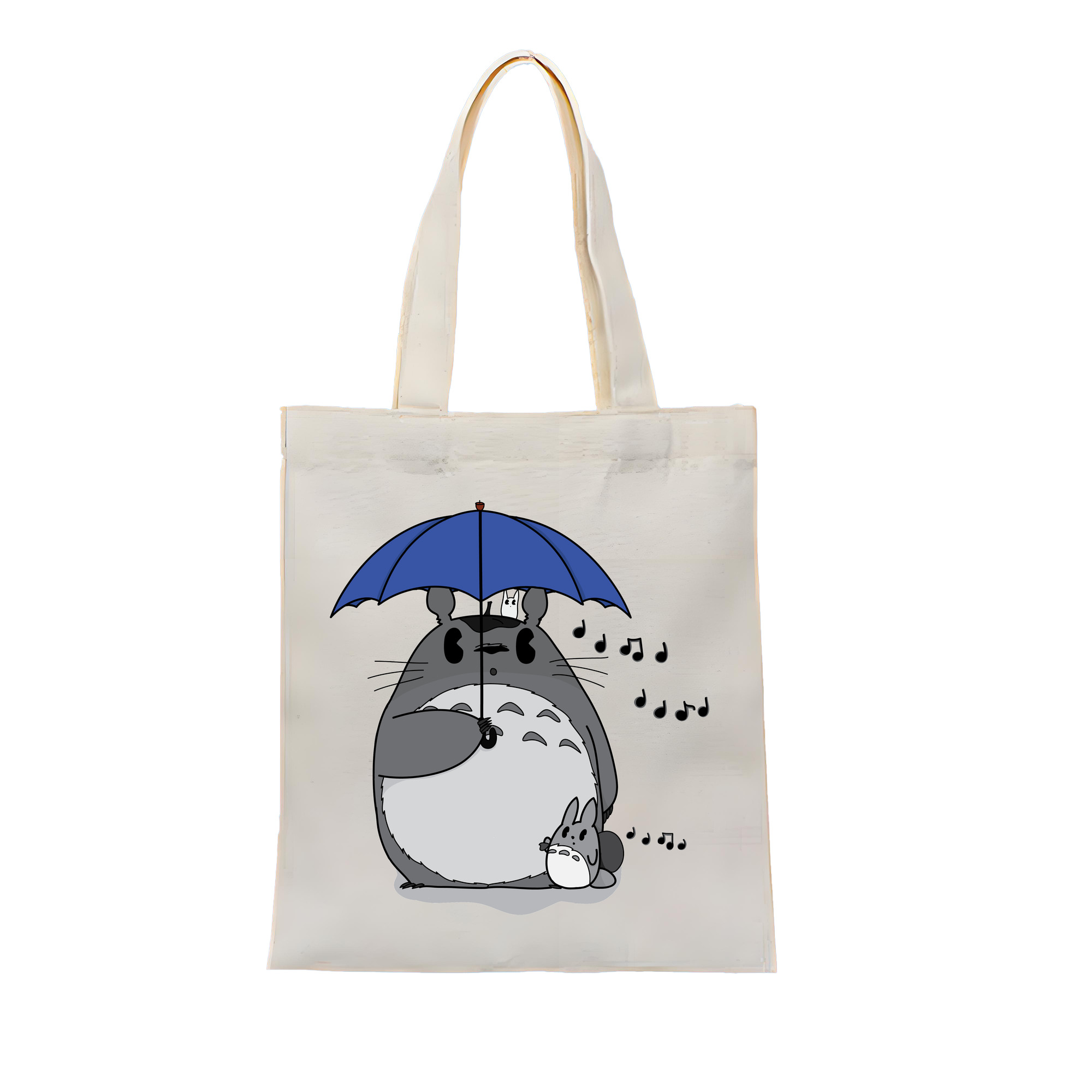 （画像用） となりのトトロ 草壁メイ 草壁サツキ My Neighbor Totoro Satsuki Kusakabe Mei Kusakabe 縦型キャンバス生地手提げバッグ　トートバッグ