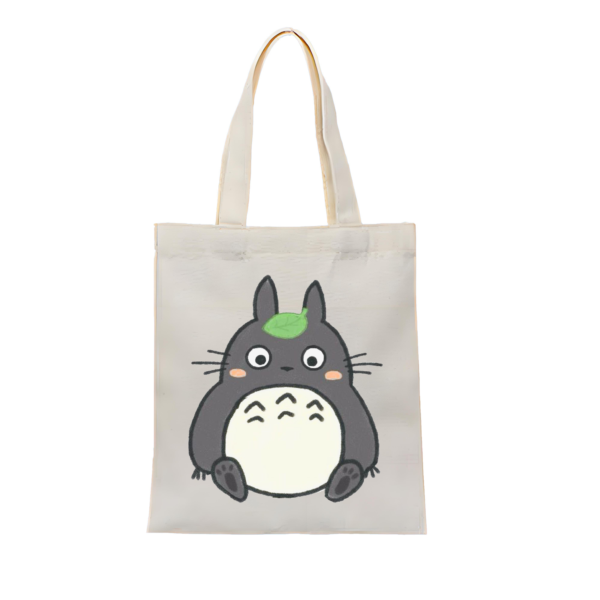 （画像用） となりのトトロ 草壁メイ 草壁サツキ My Neighbor Totoro Satsuki Kusakabe Mei Kusakabe 縦型キャンバス生地手提げバッグ　トートバッグ