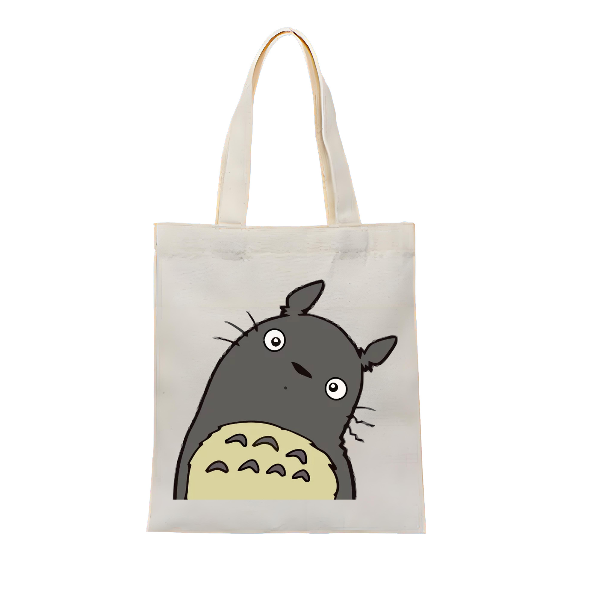 （画像用） となりのトトロ 草壁メイ 草壁サツキ My Neighbor Totoro Satsuki Kusakabe Mei Kusakabe 縦型キャンバス生地手提げバッグ　トートバッグ