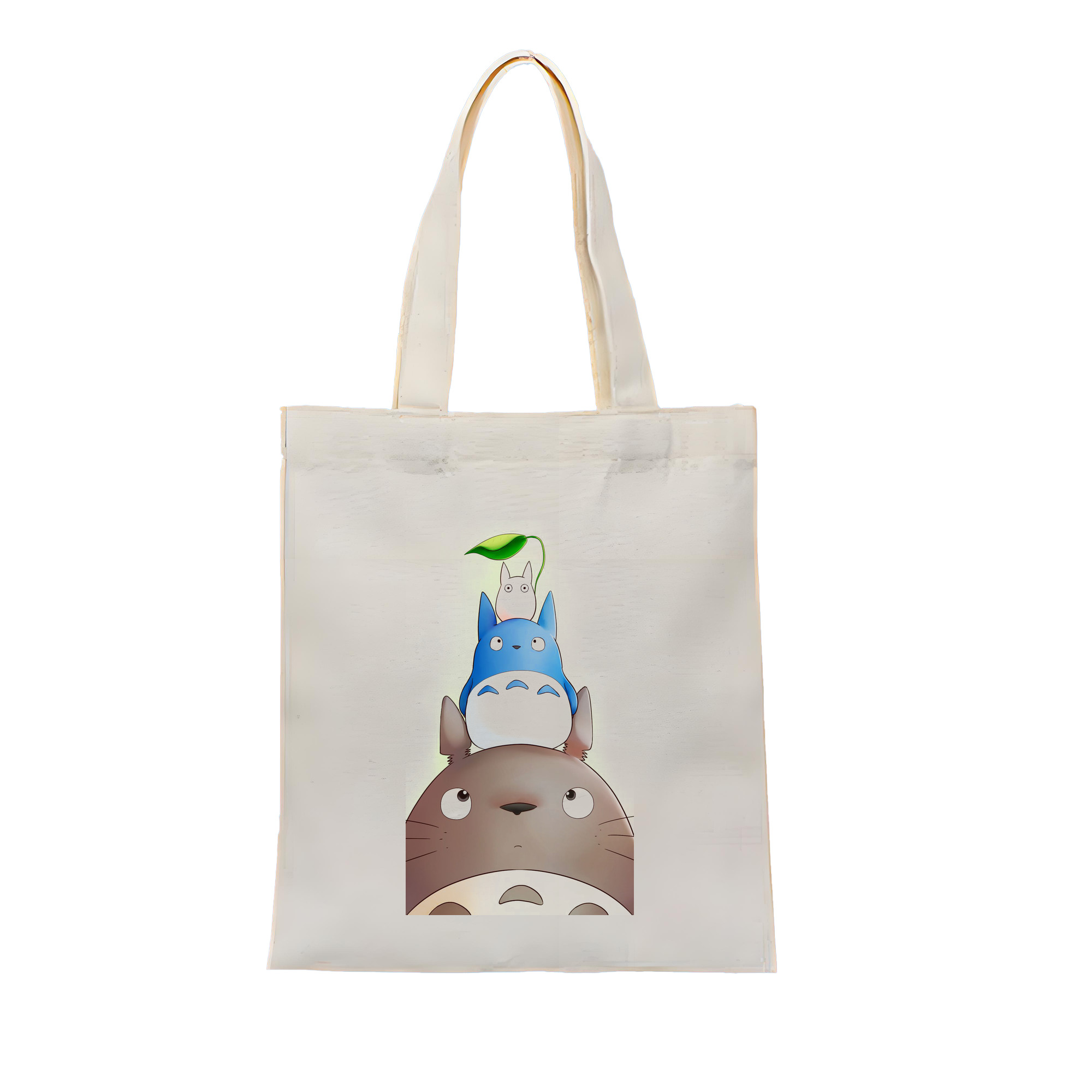 （画像用） となりのトトロ 草壁メイ 草壁サツキ My Neighbor Totoro Satsuki Kusakabe Mei Kusakabe 縦型キャンバス生地手提げバッグ　トートバッグ