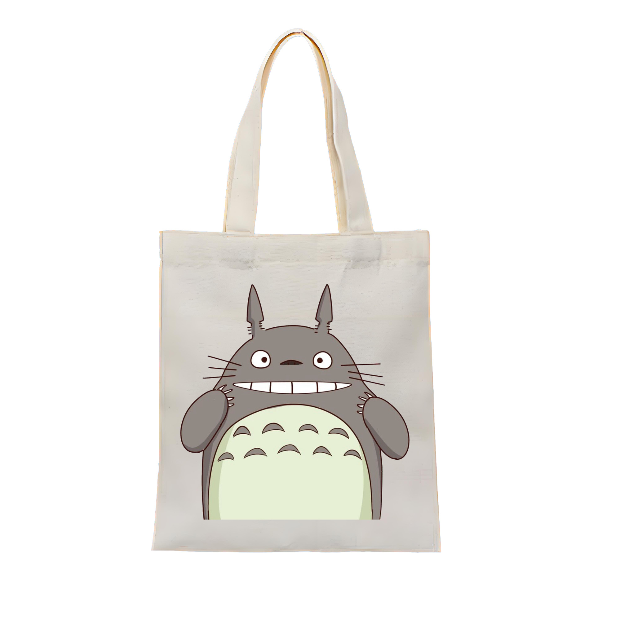 （画像用） となりのトトロ 草壁メイ 草壁サツキ My Neighbor Totoro Satsuki Kusakabe Mei Kusakabe 縦型キャンバス生地手提げバッグ　トートバッグ