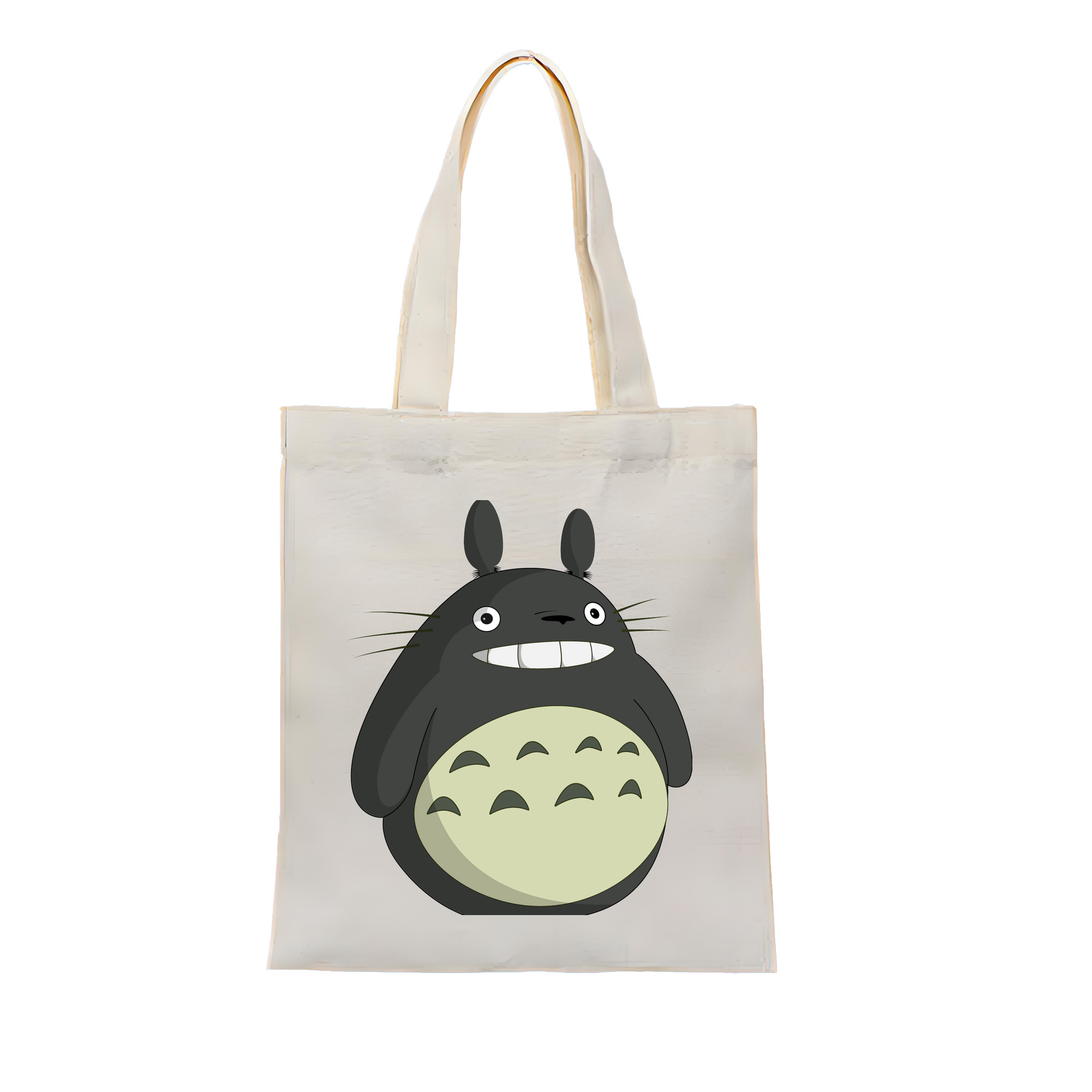 （画像用） となりのトトロ 草壁メイ 草壁サツキ My Neighbor Totoro Satsuki Kusakabe Mei Kusakabe 縦型キャンバス生地手提げバッグ　トートバッグ