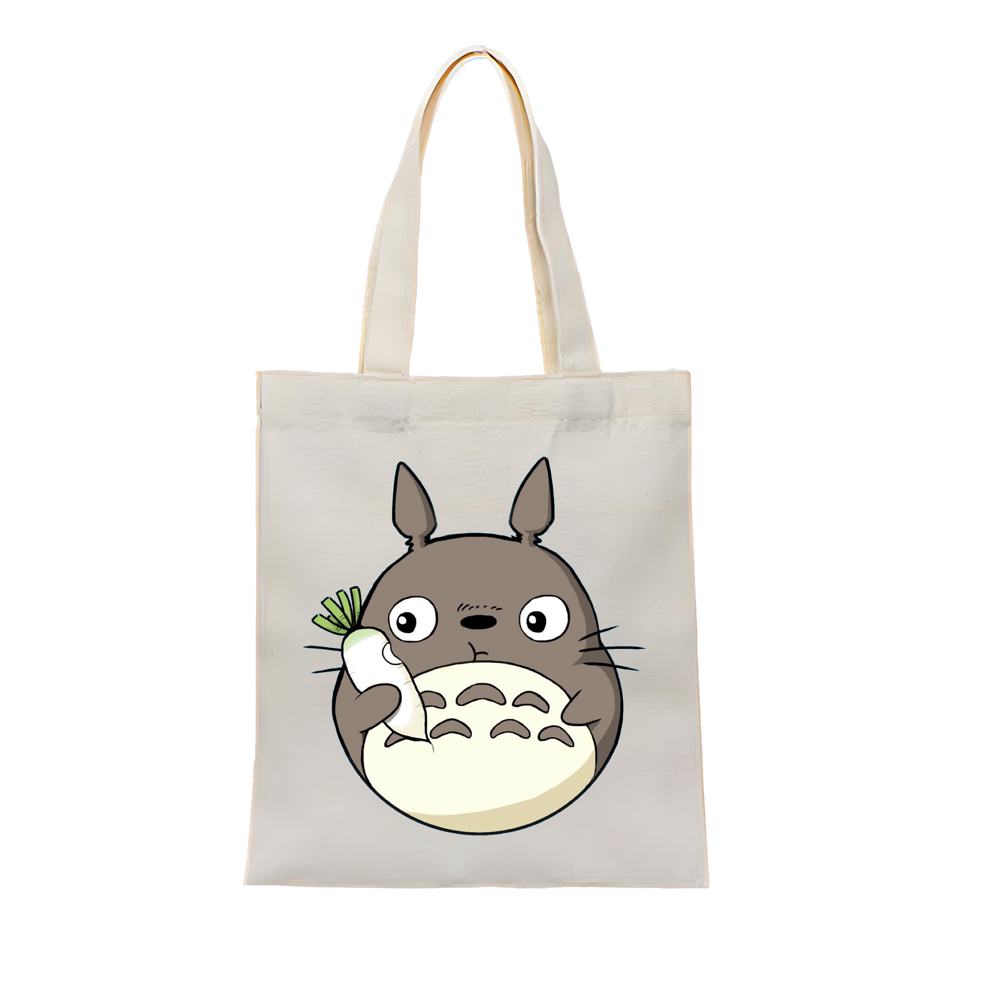 （画像用） となりのトトロ 草壁メイ 草壁サツキ My Neighbor Totoro Satsuki Kusakabe Mei Kusakabe 縦型キャンバス生地手提げバッグ　トートバッグ