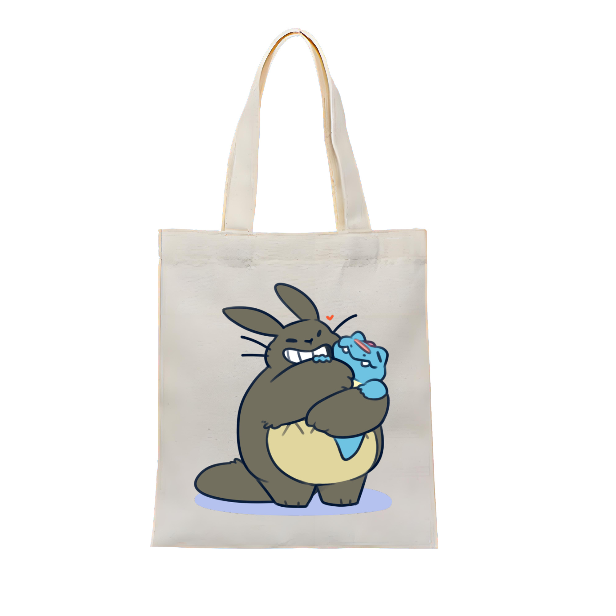 （画像用） となりのトトロ 草壁メイ 草壁サツキ My Neighbor Totoro Satsuki Kusakabe Mei Kusakabe 縦型キャンバス生地手提げバッグ　トートバッグ