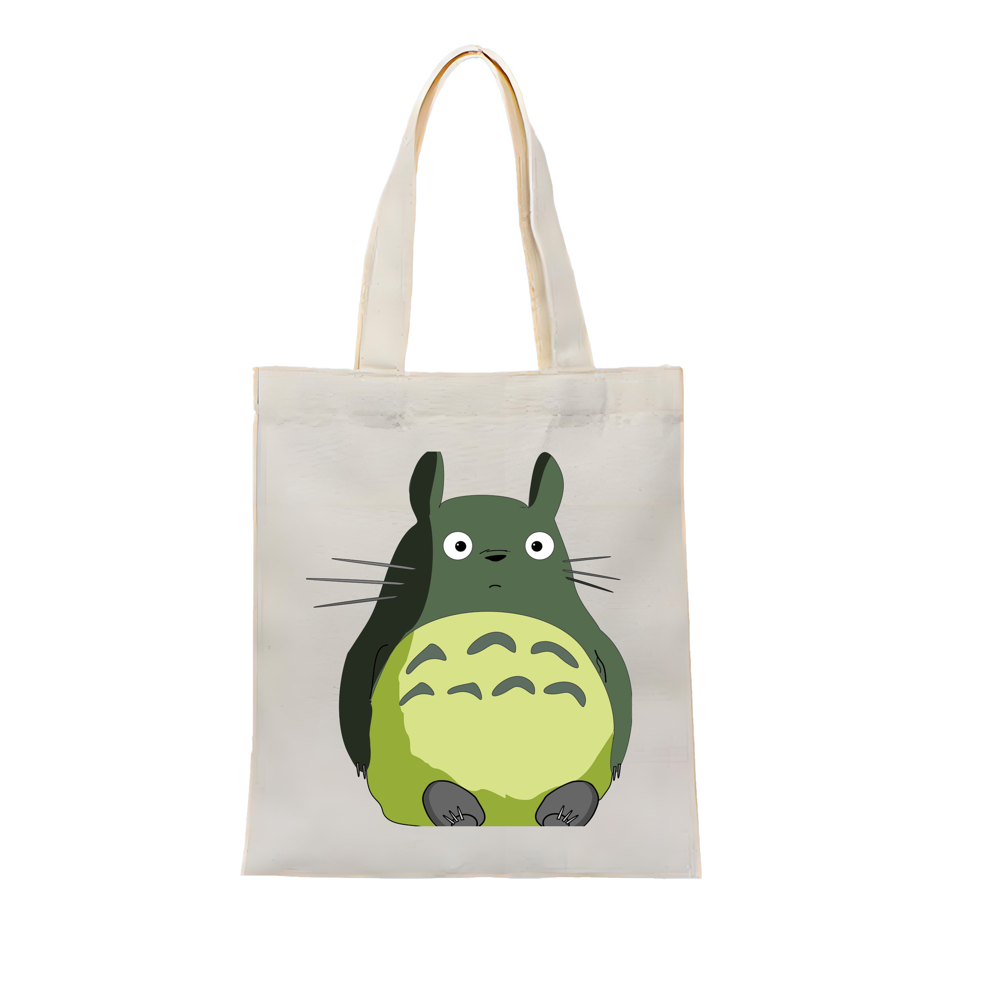 （画像用） となりのトトロ 草壁メイ 草壁サツキ My Neighbor Totoro Satsuki Kusakabe Mei Kusakabe 縦型キャンバス生地手提げバッグ　トートバッグ