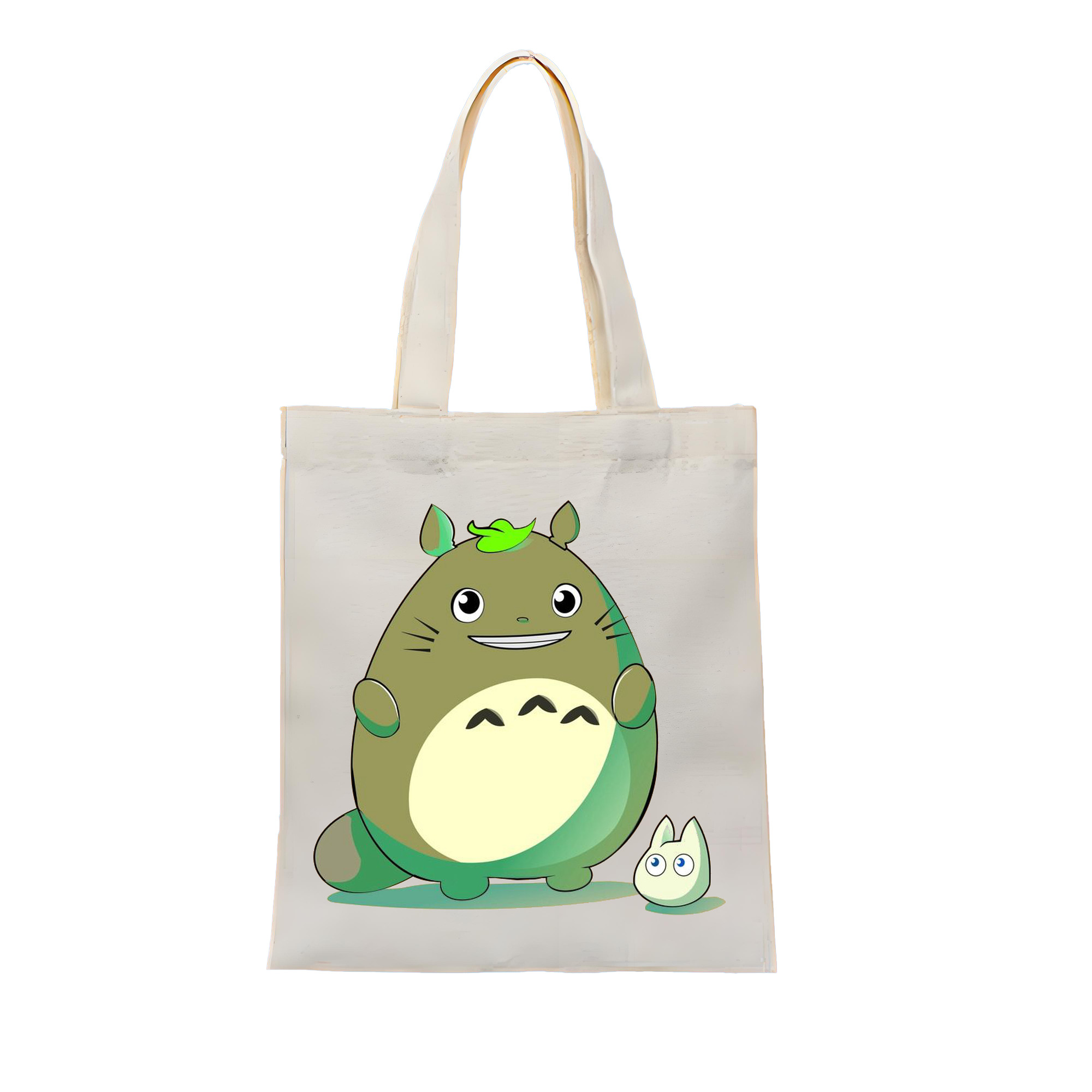 （画像用） となりのトトロ 草壁メイ 草壁サツキ My Neighbor Totoro Satsuki Kusakabe Mei Kusakabe 縦型キャンバス生地手提げバッグ　トートバッグ