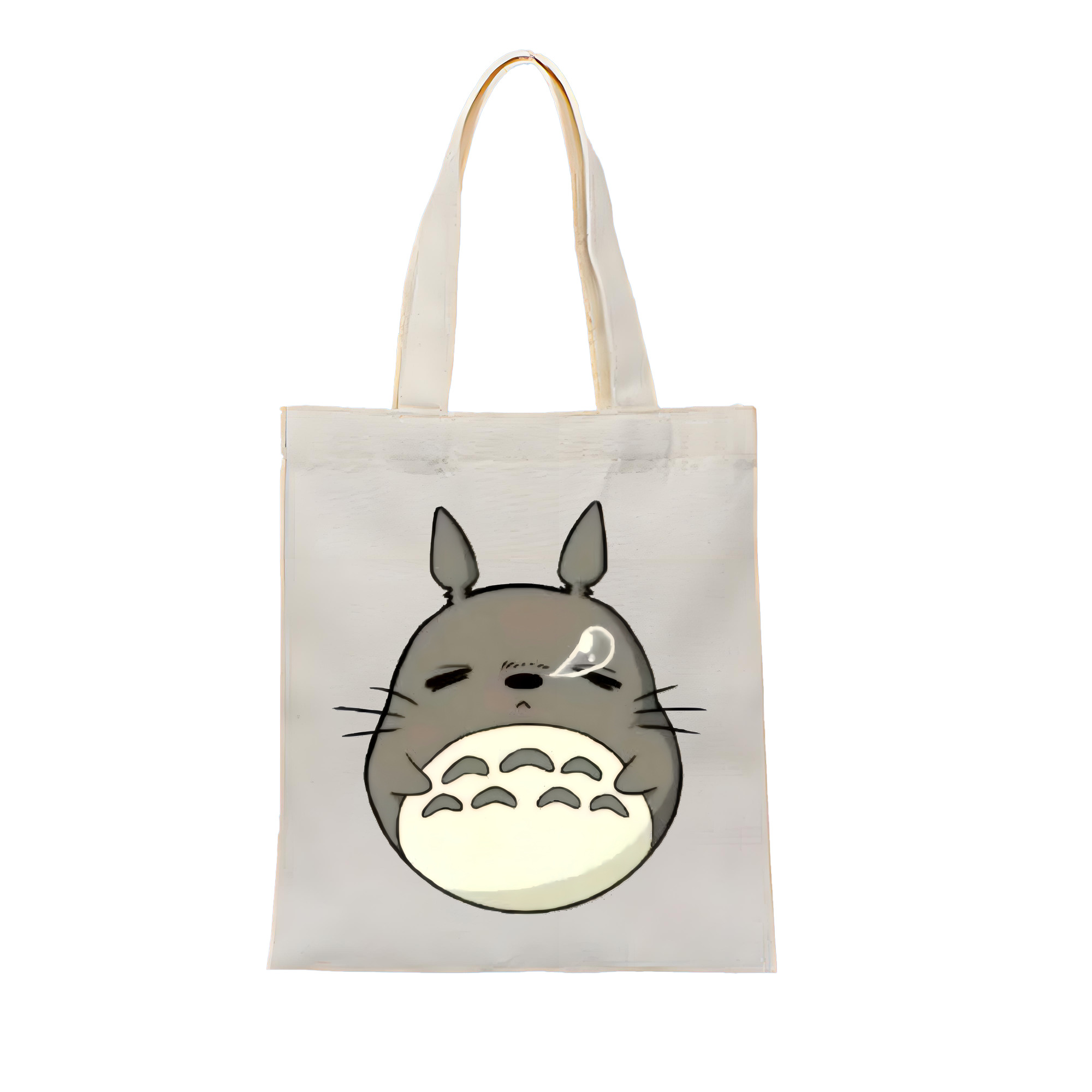 （画像用） となりのトトロ 草壁メイ 草壁サツキ My Neighbor Totoro Satsuki Kusakabe Mei Kusakabe 縦型キャンバス生地手提げバッグ　トートバッグ