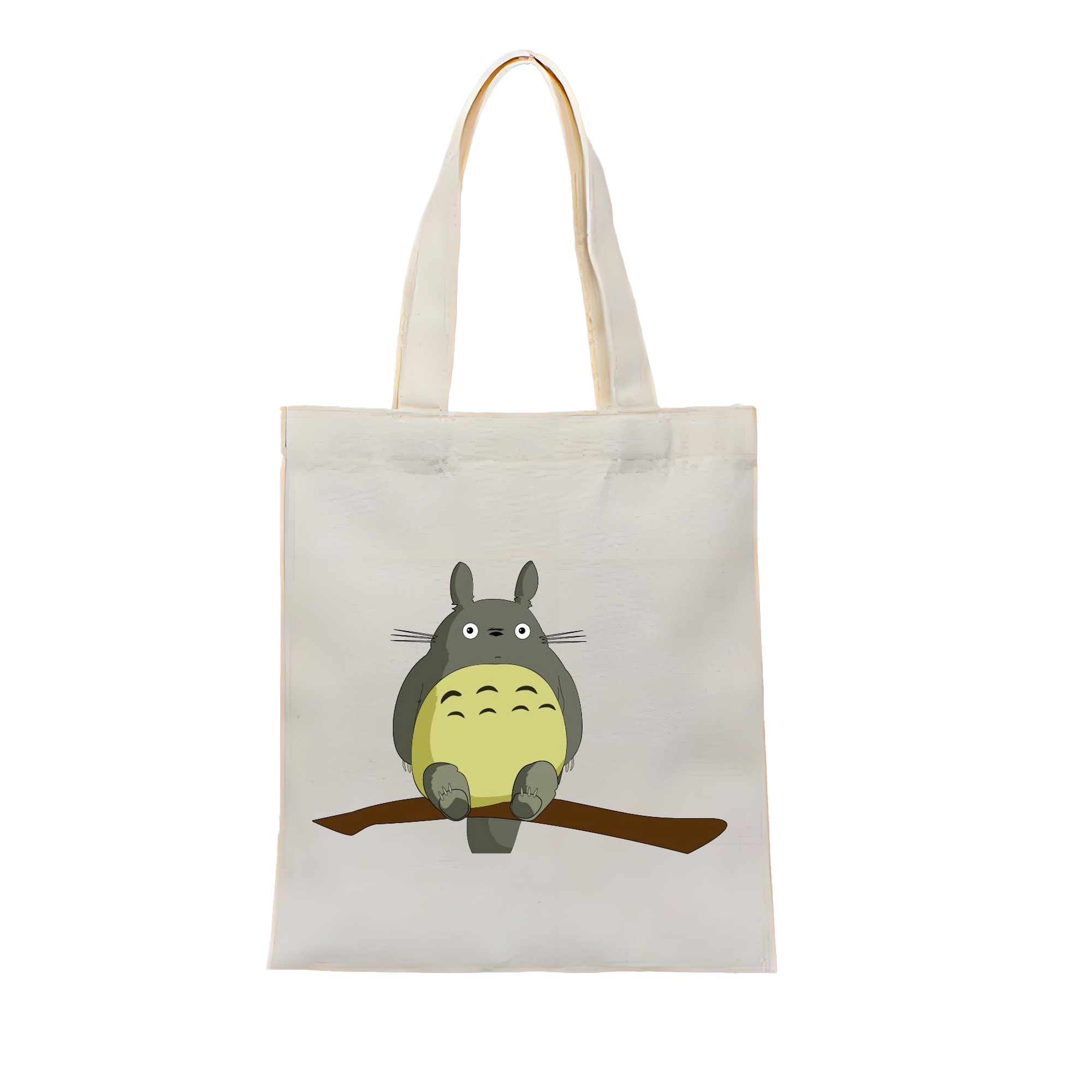 （画像用） となりのトトロ 草壁メイ 草壁サツキ My Neighbor Totoro Satsuki Kusakabe Mei Kusakabe 縦型キャンバス生地手提げバッグ　トートバッグ