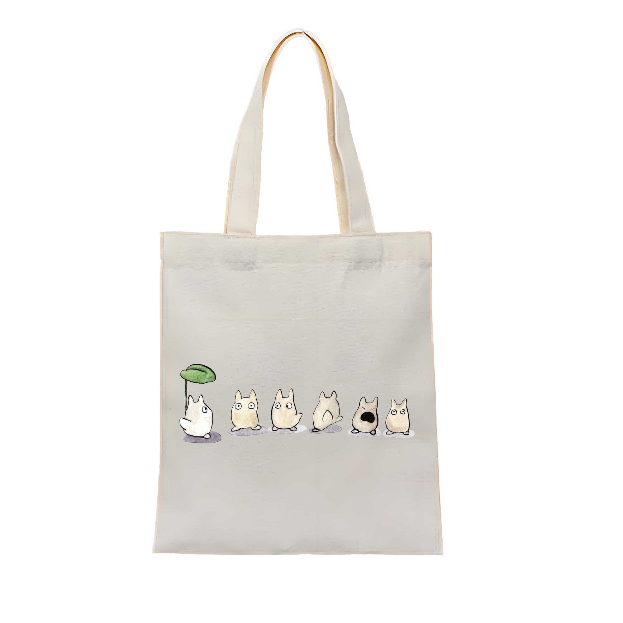 （画像用） となりのトトロ 草壁メイ 草壁サツキ My Neighbor Totoro Satsuki Kusakabe Mei Kusakabe 縦型キャンバス生地手提げバッグ　トートバッグ