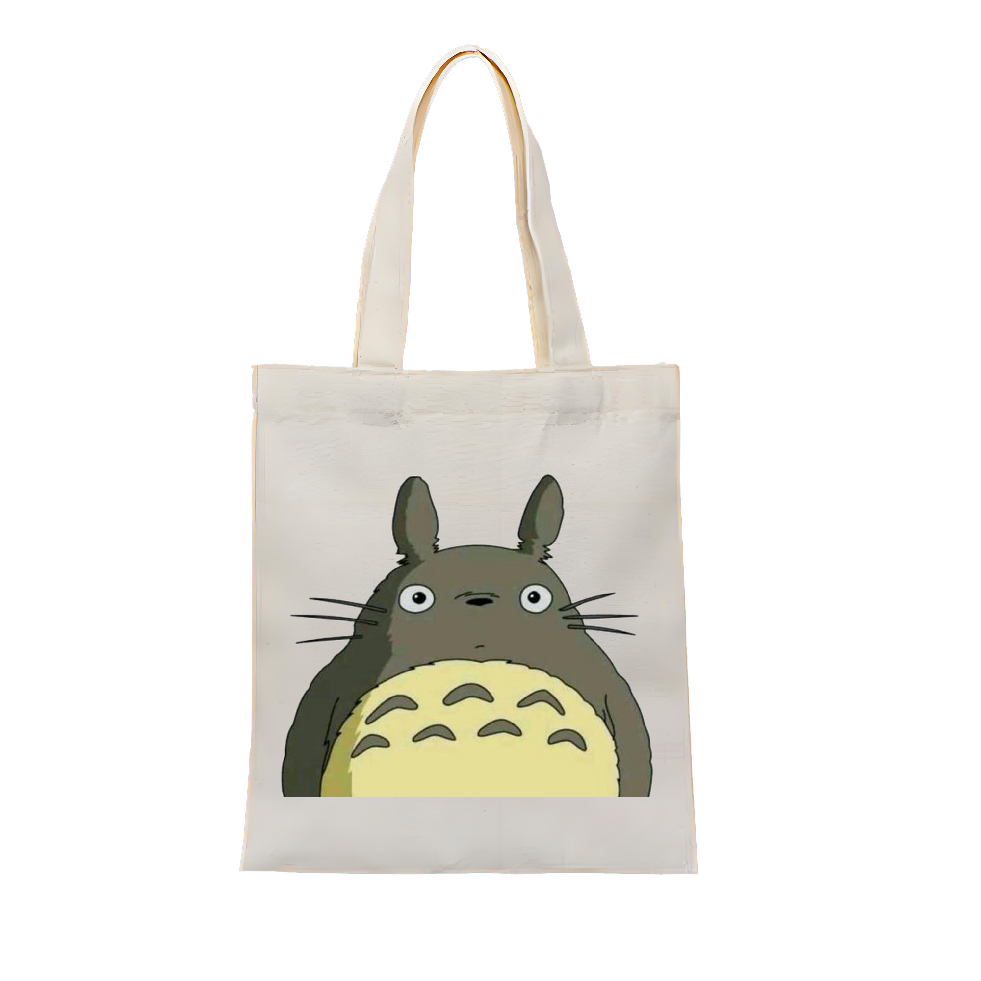 （画像用） となりのトトロ 草壁メイ 草壁サツキ My Neighbor Totoro Satsuki Kusakabe Mei Kusakabe 縦型キャンバス生地手提げバッグ　トートバッグ