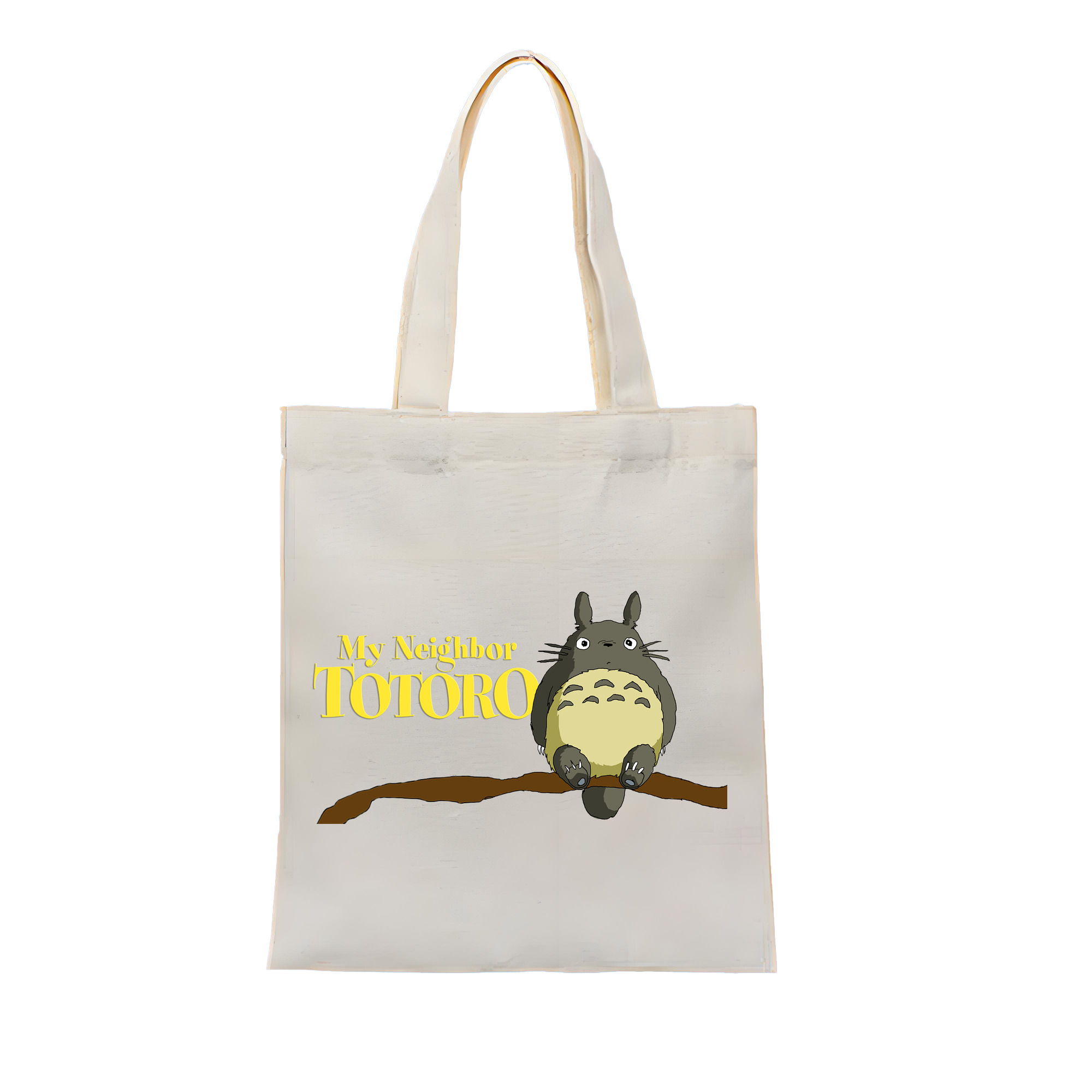 （画像用） となりのトトロ 草壁メイ 草壁サツキ My Neighbor Totoro Satsuki Kusakabe Mei Kusakabe 縦型キャンバス生地手提げバッグ　トートバッグ