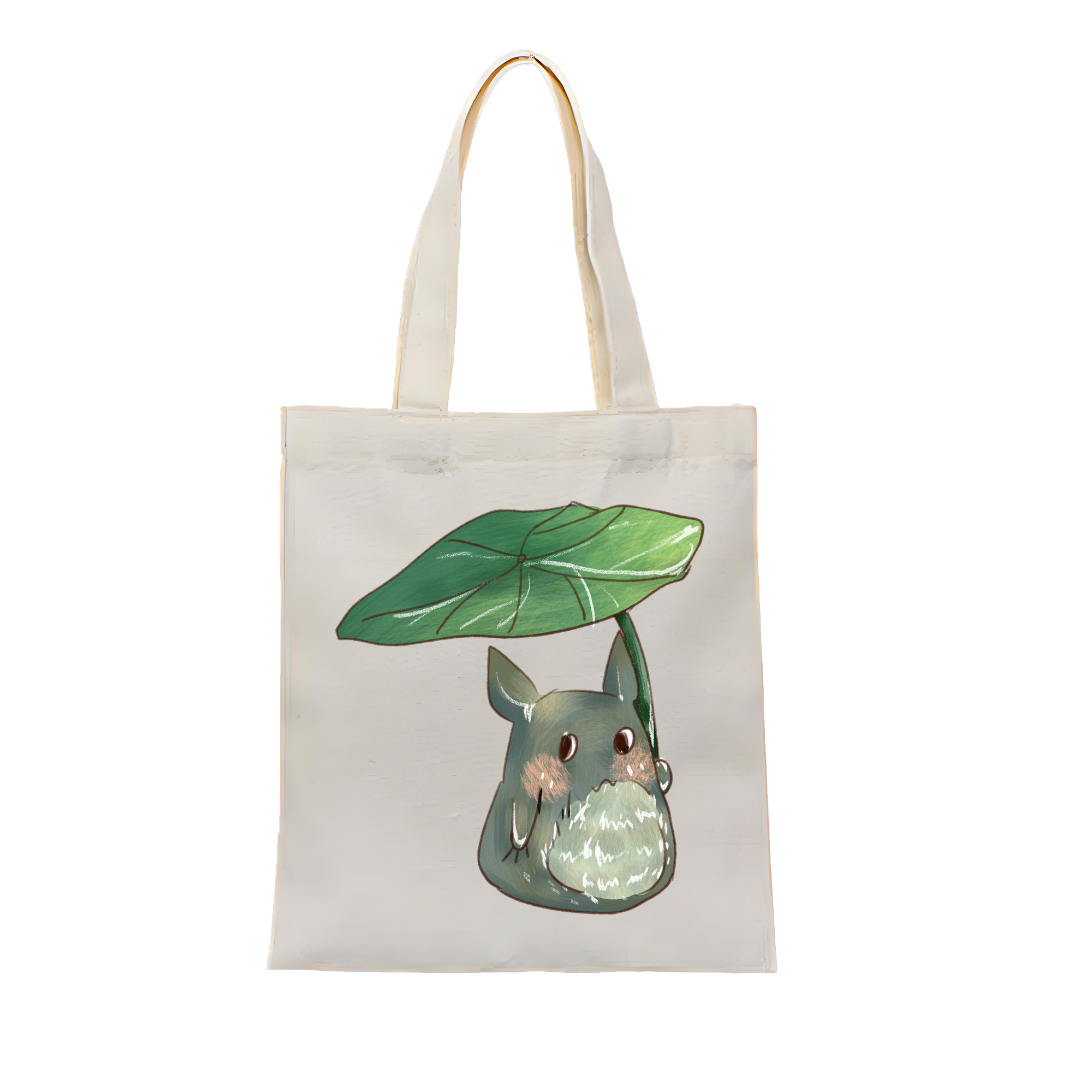 （画像用） となりのトトロ 草壁メイ 草壁サツキ My Neighbor Totoro Satsuki Kusakabe Mei Kusakabe 縦型キャンバス生地手提げバッグ　トートバッグ