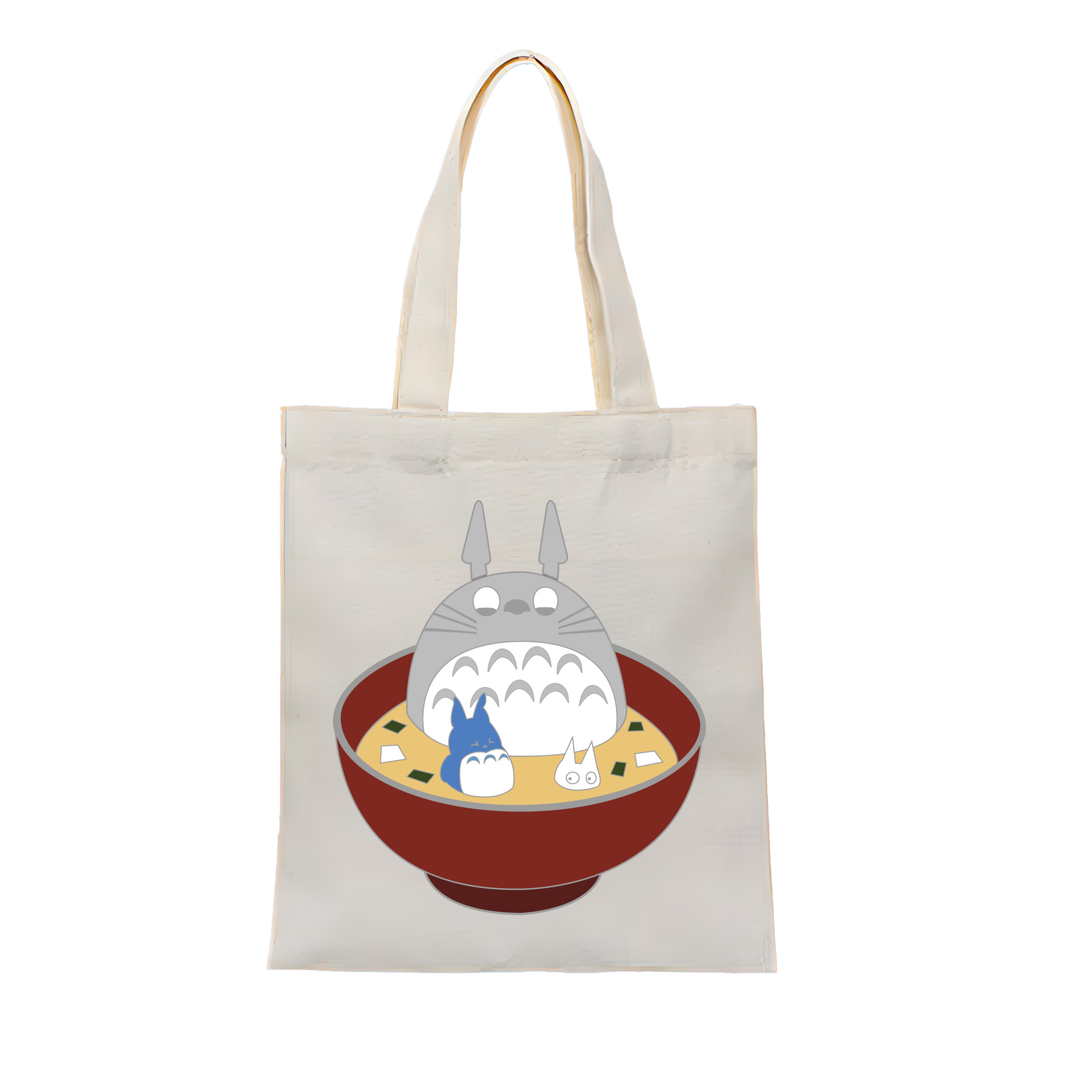 （画像用） となりのトトロ 草壁メイ 草壁サツキ My Neighbor Totoro Satsuki Kusakabe Mei Kusakabe 縦型キャンバス生地手提げバッグ　トートバッグ