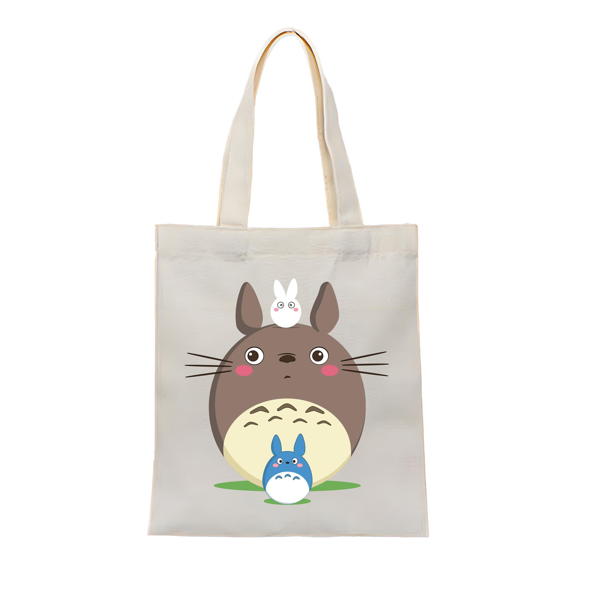 （画像用） となりのトトロ 草壁メイ 草壁サツキ My Neighbor Totoro Satsuki Kusakabe Mei Kusakabe 縦型キャンバス生地手提げバッグ　トートバッグ