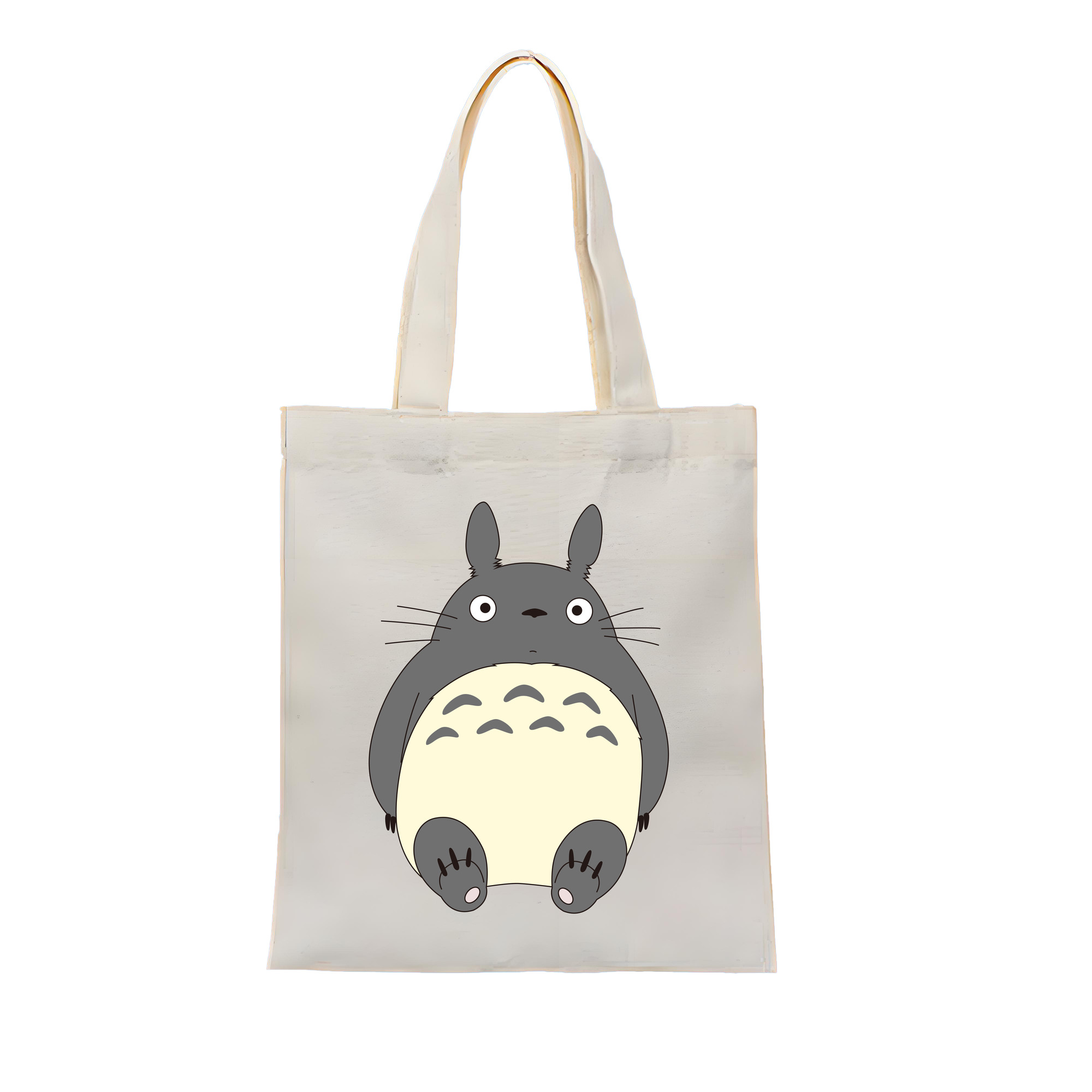 （画像用） となりのトトロ 草壁メイ 草壁サツキ My Neighbor Totoro Satsuki Kusakabe Mei Kusakabe 縦型キャンバス生地手提げバッグ　トートバッグ