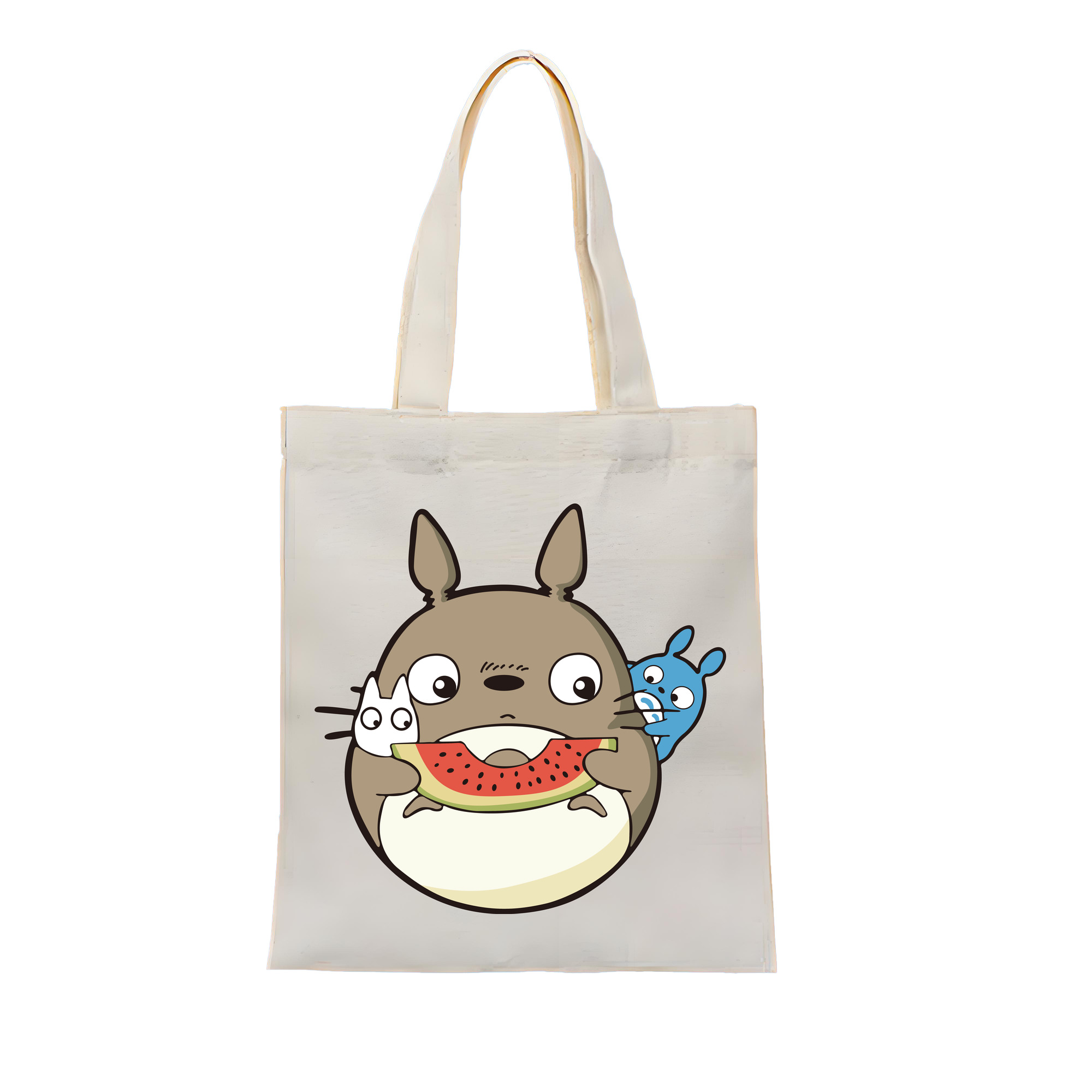（画像用） となりのトトロ 草壁メイ 草壁サツキ My Neighbor Totoro Satsuki Kusakabe Mei Kusakabe 縦型キャンバス生地手提げバッグ　トートバッグ