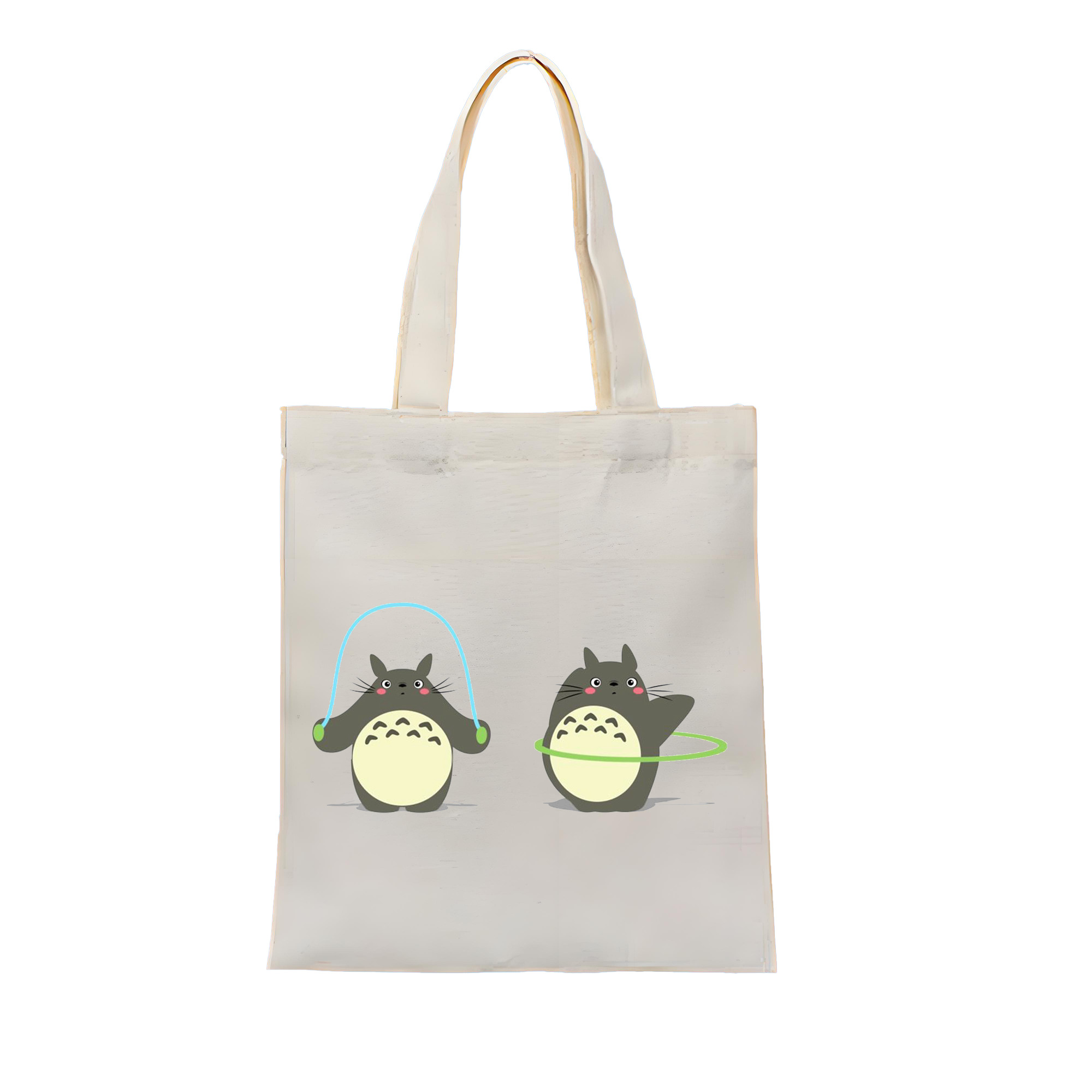 （画像用） となりのトトロ 草壁メイ 草壁サツキ My Neighbor Totoro Satsuki Kusakabe Mei Kusakabe 縦型キャンバス生地手提げバッグ　トートバッグ