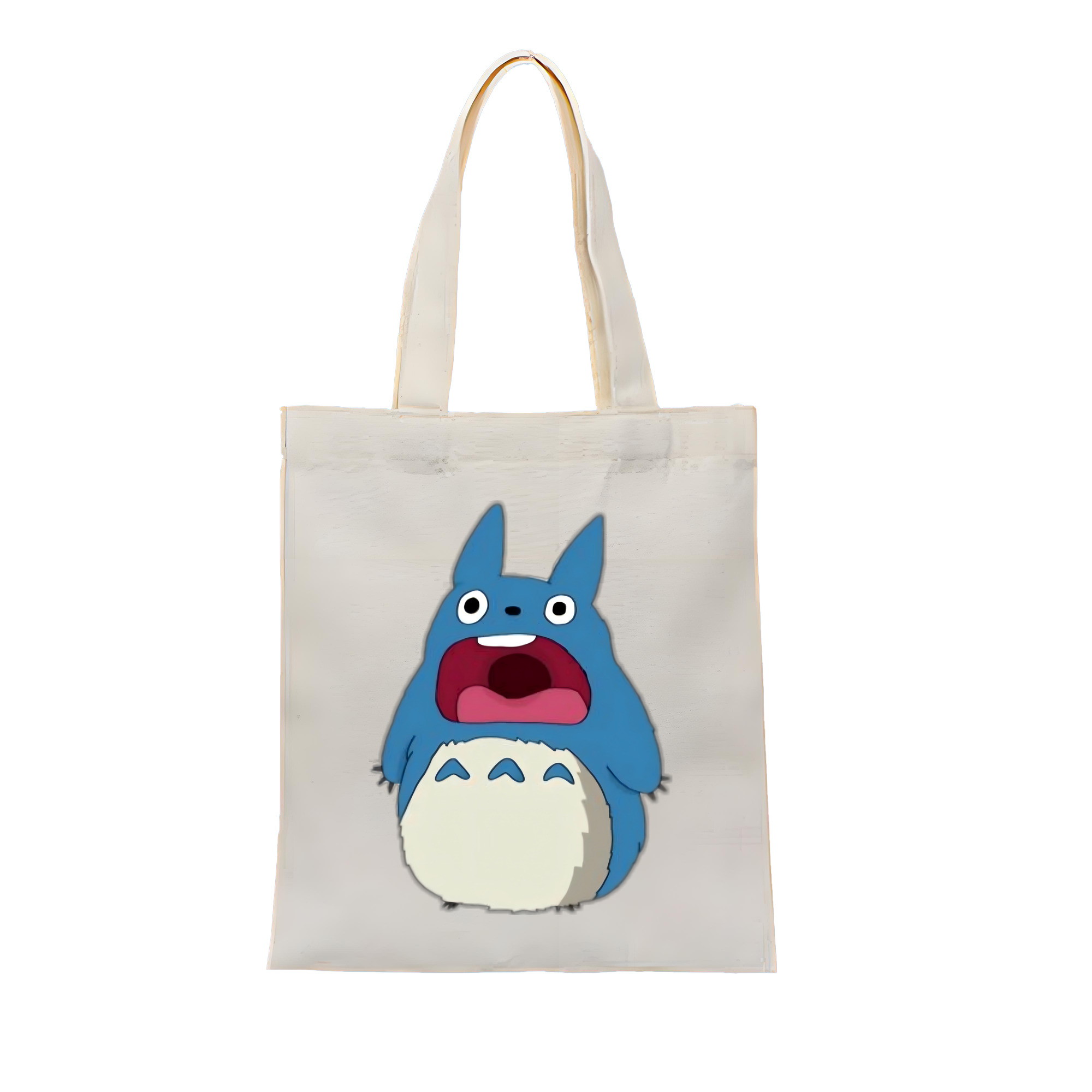 （画像用） となりのトトロ 草壁メイ 草壁サツキ My Neighbor Totoro Satsuki Kusakabe Mei Kusakabe 縦型キャンバス生地手提げバッグ　トートバッグ