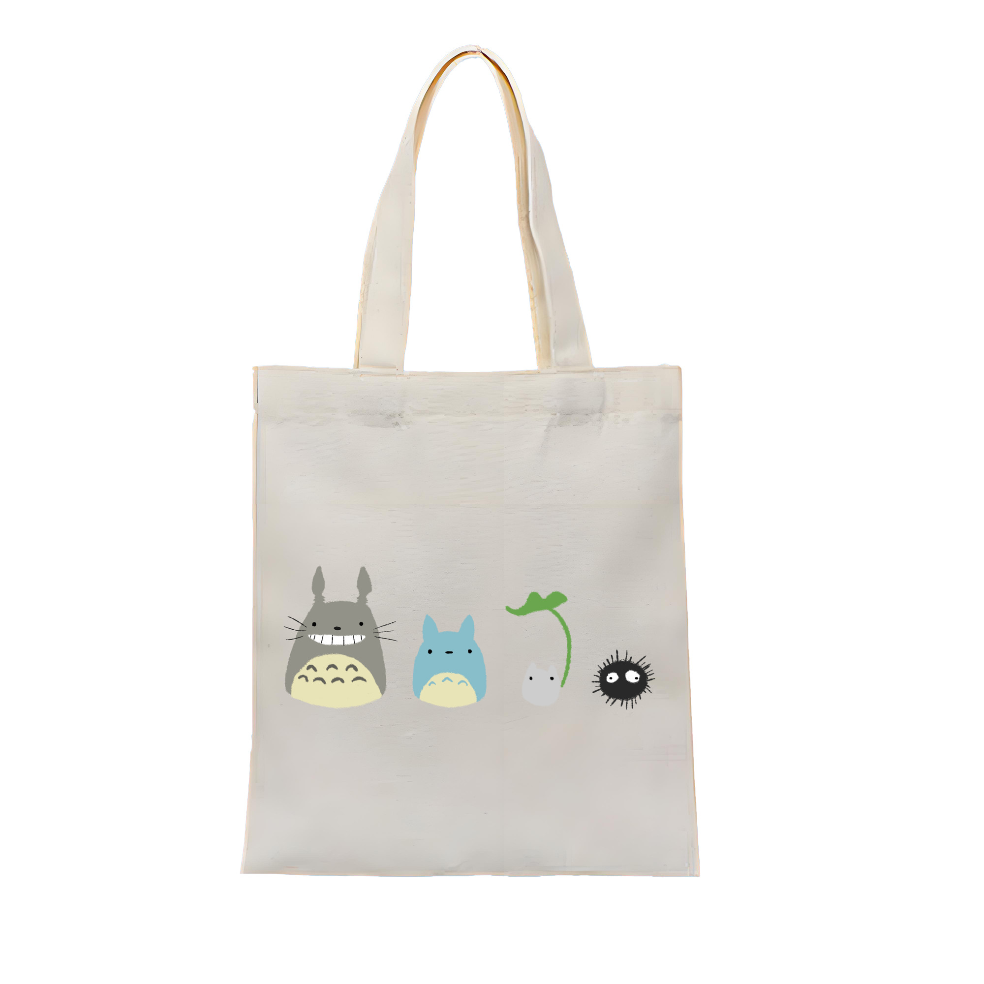 （画像用） となりのトトロ 草壁メイ 草壁サツキ My Neighbor Totoro Satsuki Kusakabe Mei Kusakabe 縦型キャンバス生地手提げバッグ　トートバッグ
