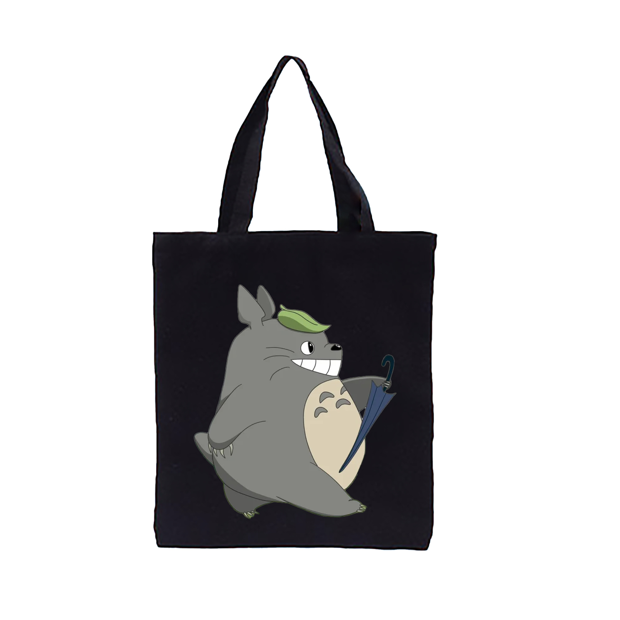 （画像用） となりのトトロ 草壁メイ 草壁サツキ My Neighbor Totoro Satsuki Kusakabe Mei Kusakabe 縦型キャンバス生地手提げバッグ　トートバッグ