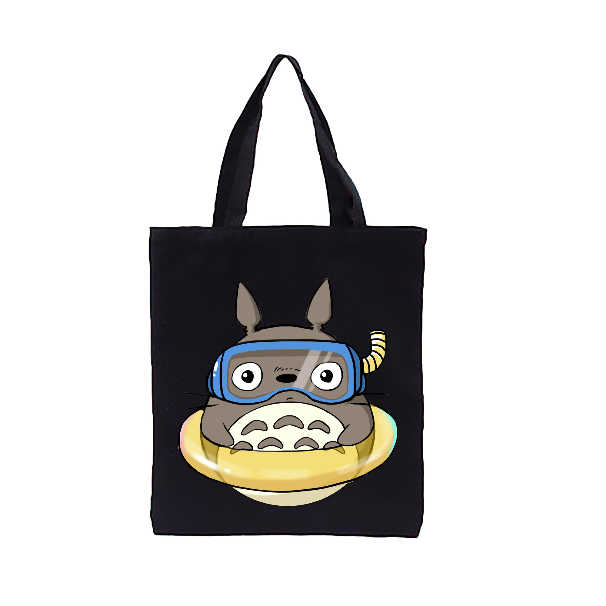（画像用） となりのトトロ 草壁メイ 草壁サツキ My Neighbor Totoro Satsuki Kusakabe Mei Kusakabe 縦型キャンバス生地手提げバッグ　トートバッグ
